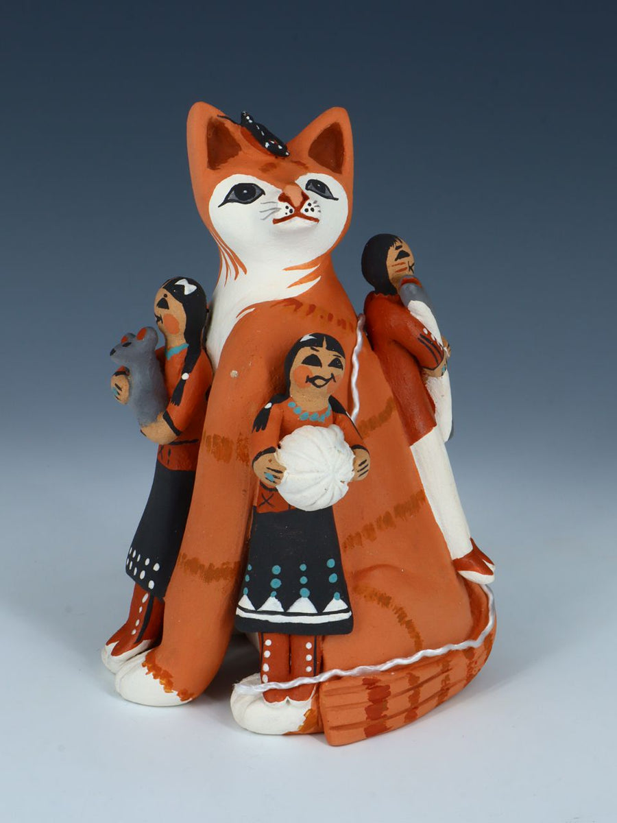 Jemez Pueblo Cat Storyteller