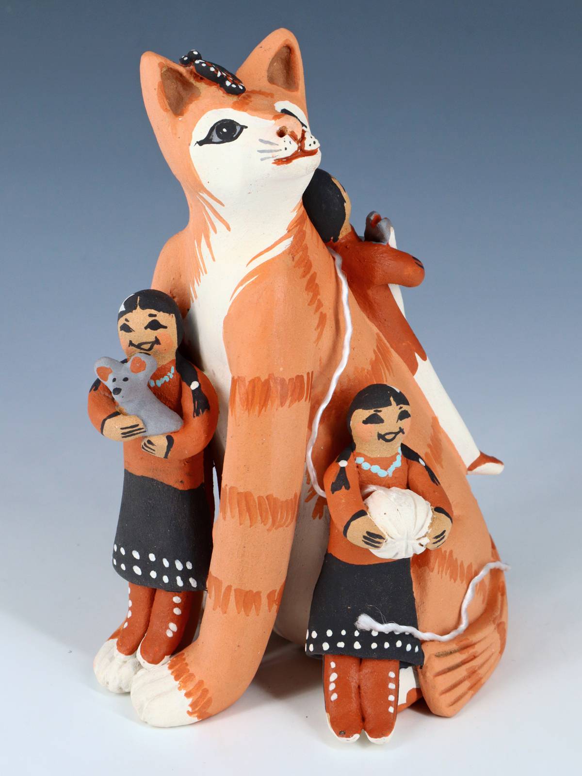 Jemez Pueblo Cat Storyteller