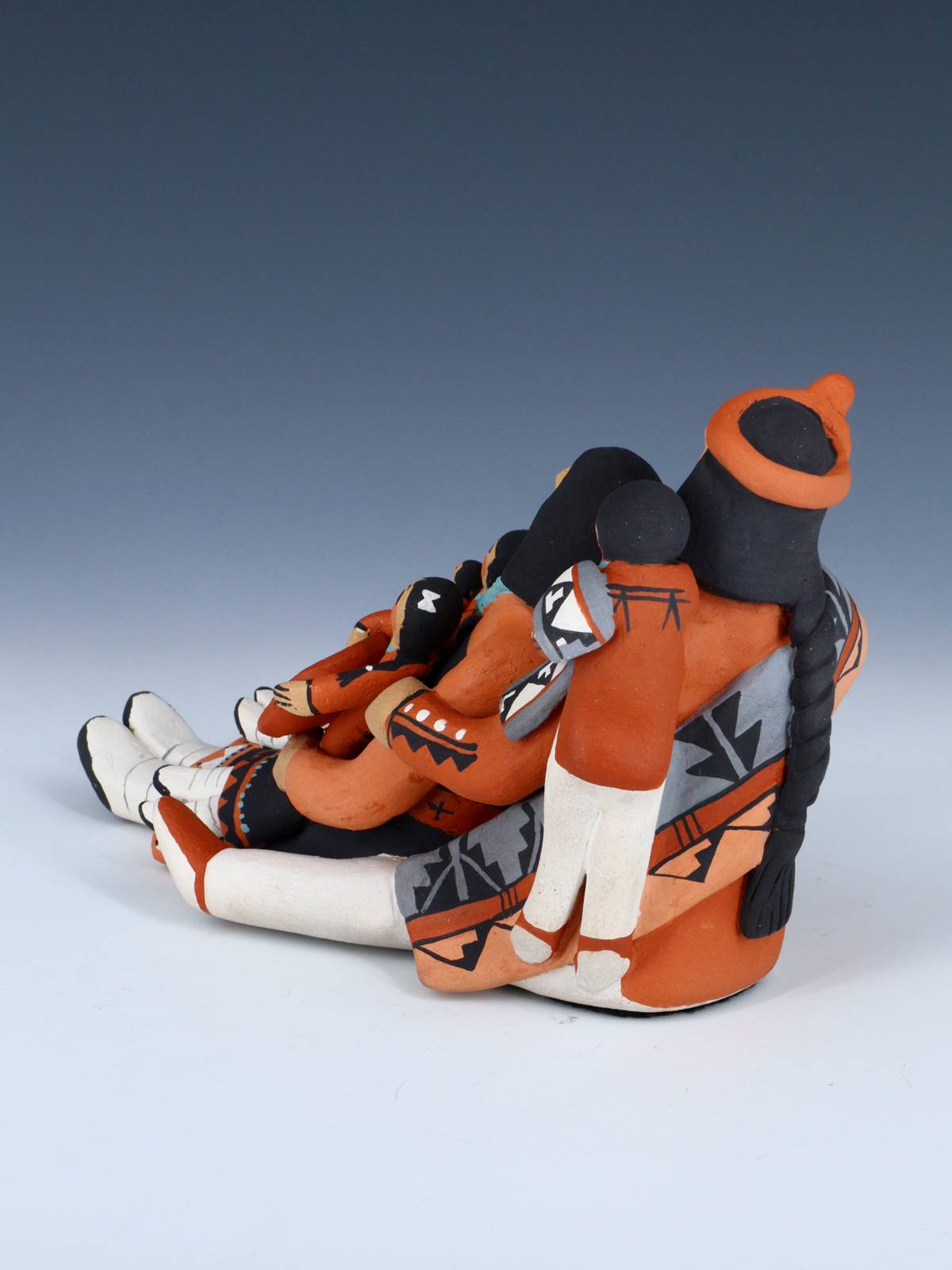 Jemez Pueblo Three Baby Storyteller Family - PuebloDirect.com