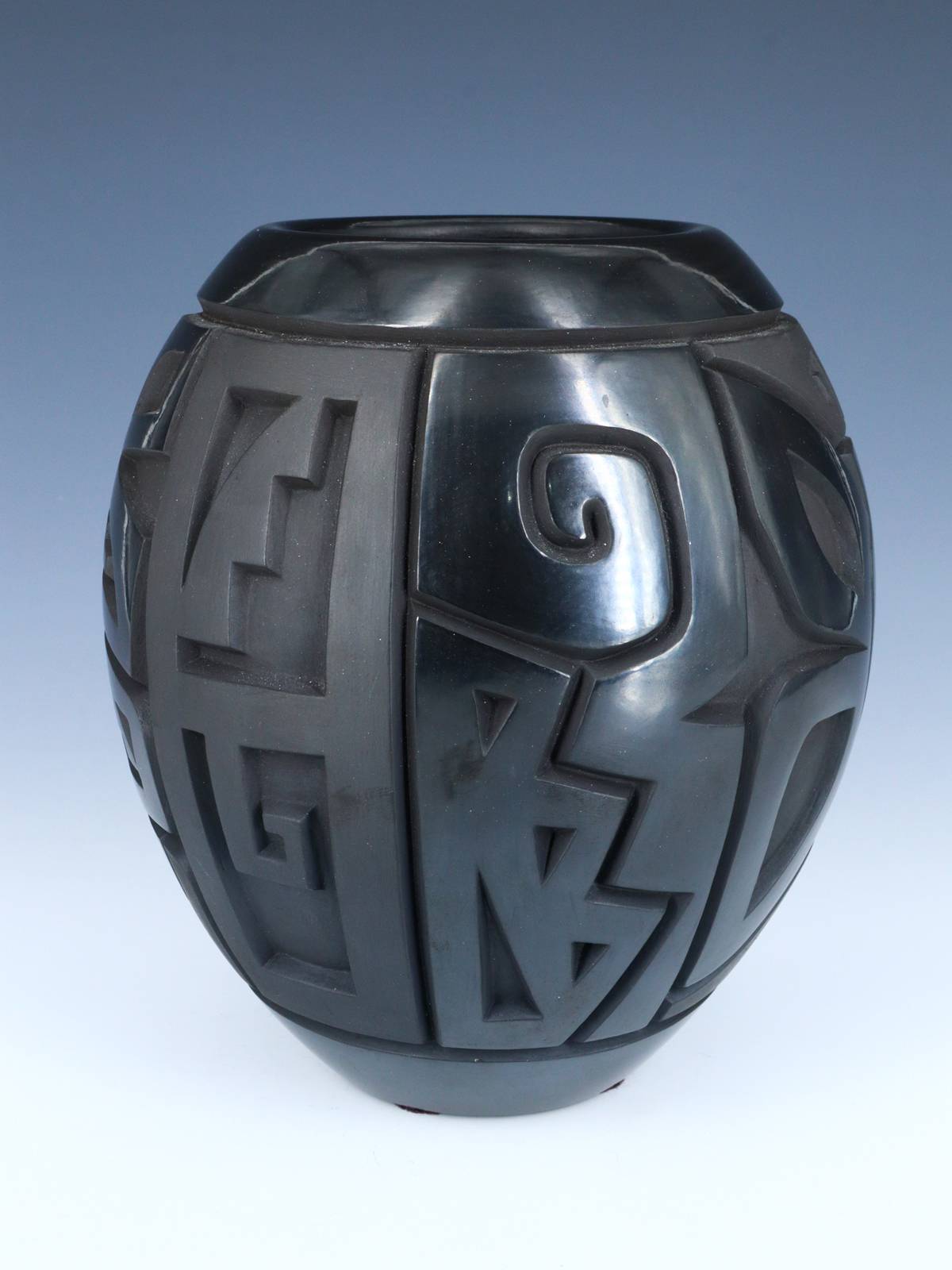 Vintage Santa Clara Pueblo Hand Coiled Pottery - PuebloDirect.com