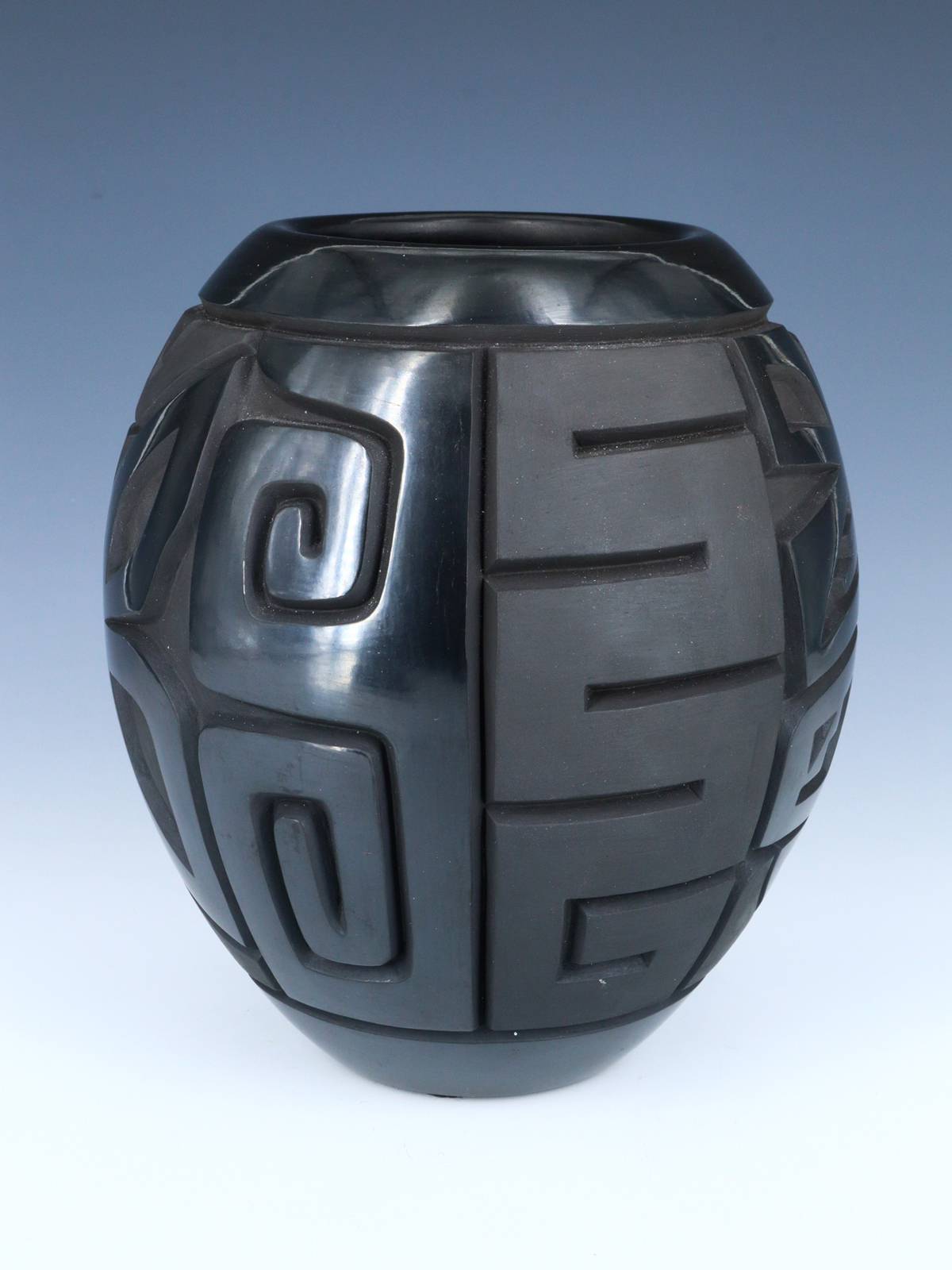 Vintage Santa Clara Pueblo Hand Coiled Pottery - PuebloDirect.com