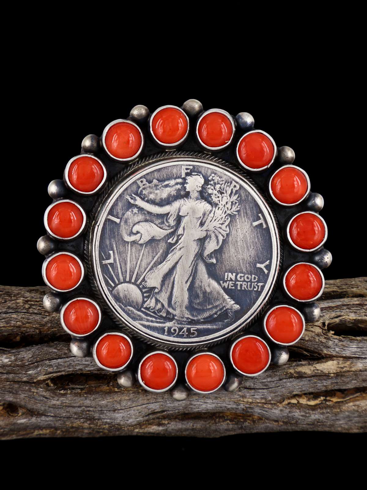 Anillo turquesa natural Royston, tamaños ajustables