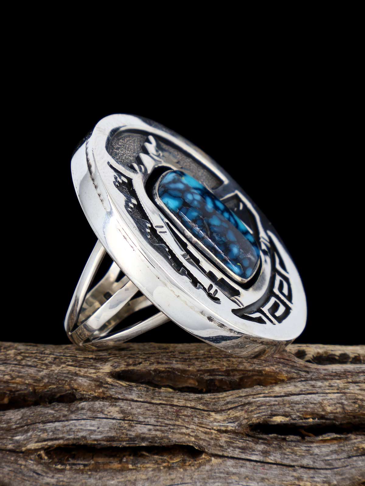 Native American Hubei Turquoise Ring, Size 6 1/2 - PuebloDirect.com