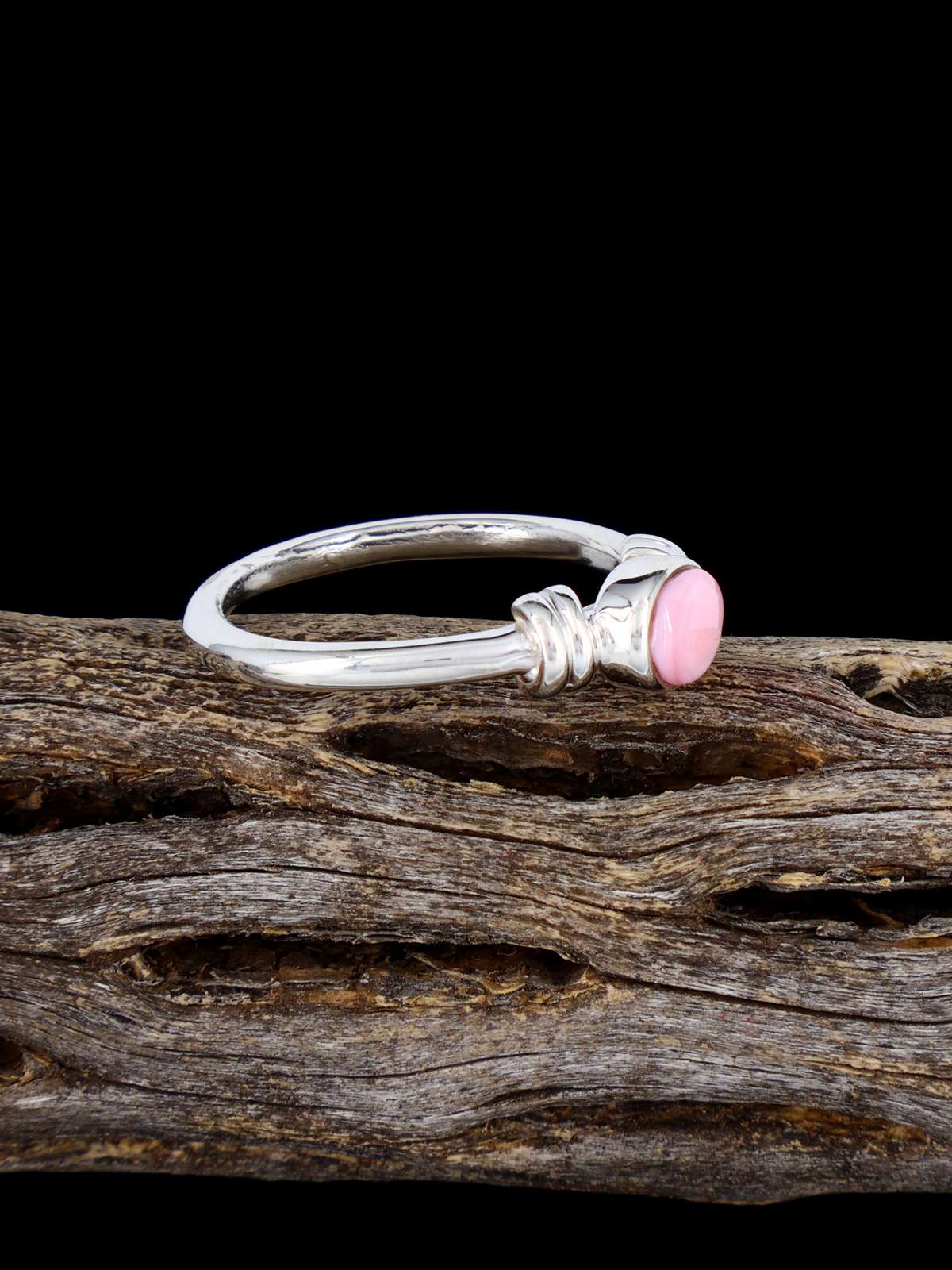 Navajo Pink Conch Ring, Multiple Sizes