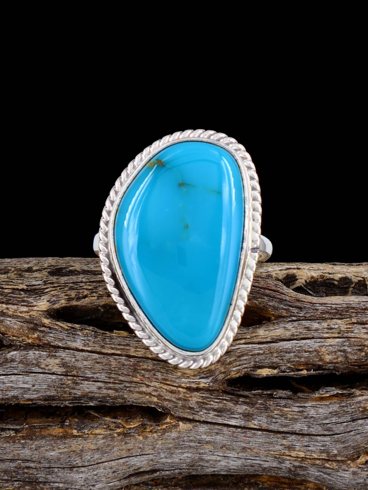 Native American-Made Armenian Turquoise Ring, Size 6 - PuebloDirect.com