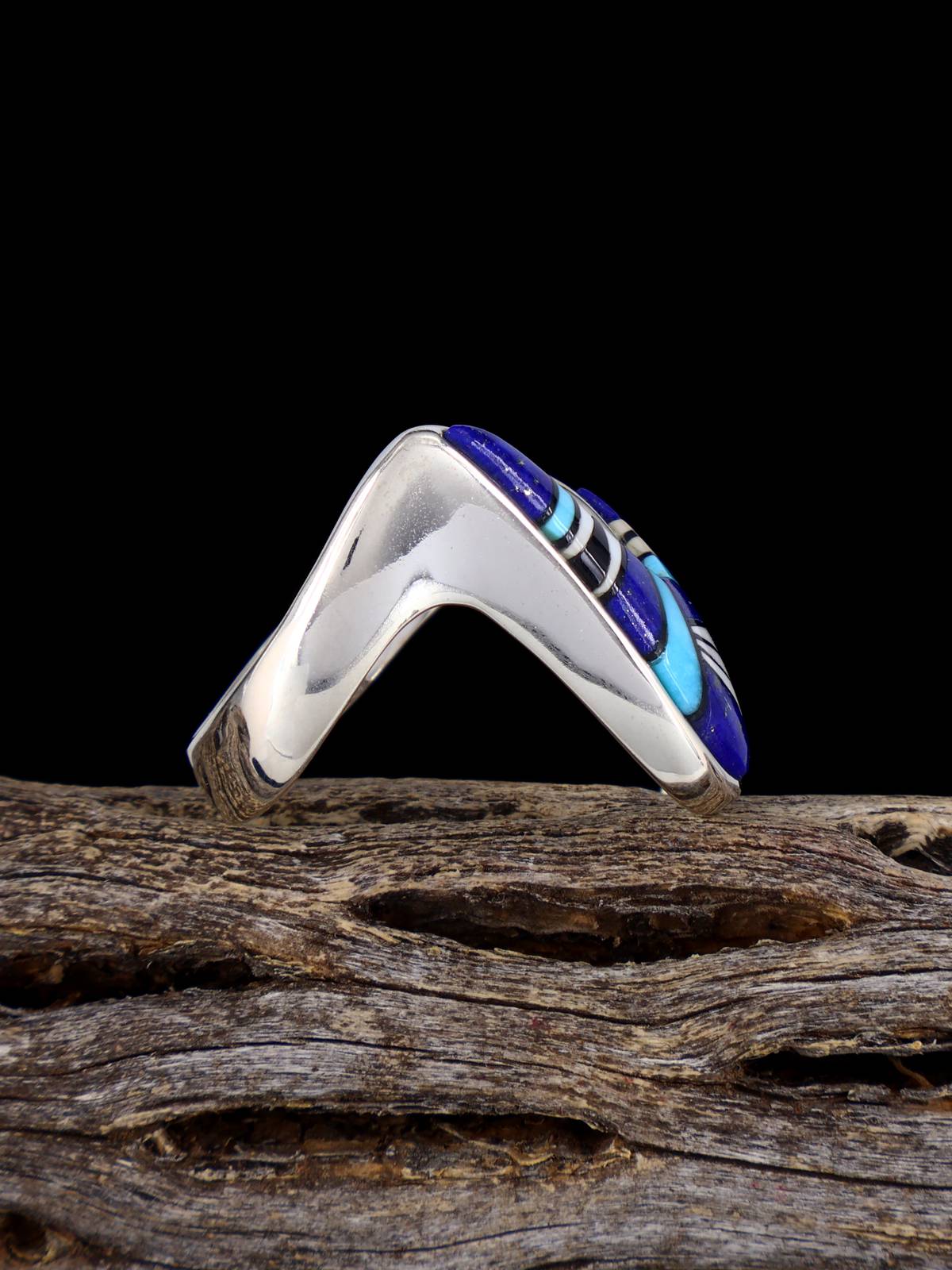Multistone Inlay Ring Size 9 - PuebloDirect.com