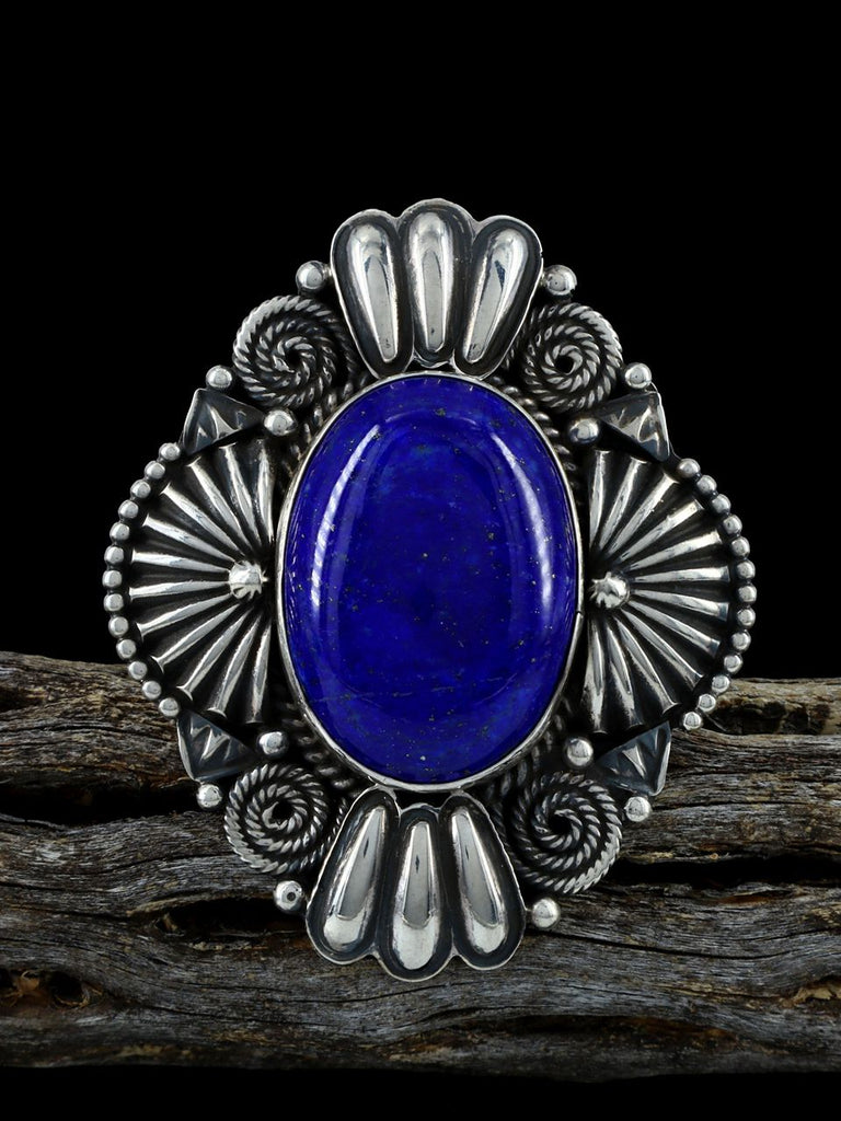 Lapis Sterling Silver Ring Size 9 - PuebloDirect.com