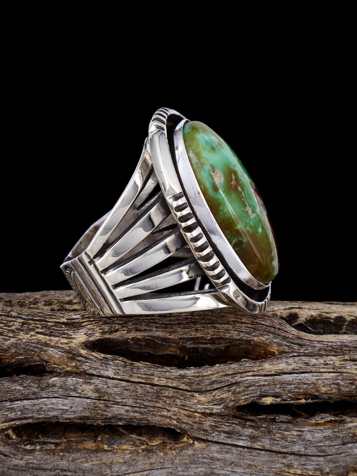 Navajo Natural Royston Turquoise Ring, Size 7 - PuebloDirect.com