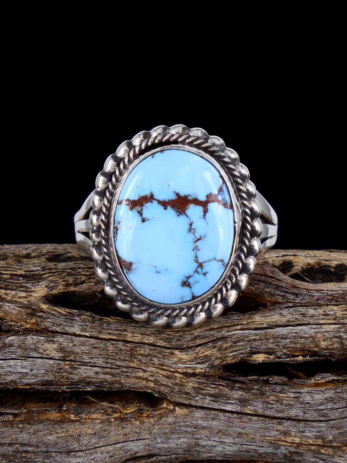 Golden Hill Turquoise Ring, Size 9