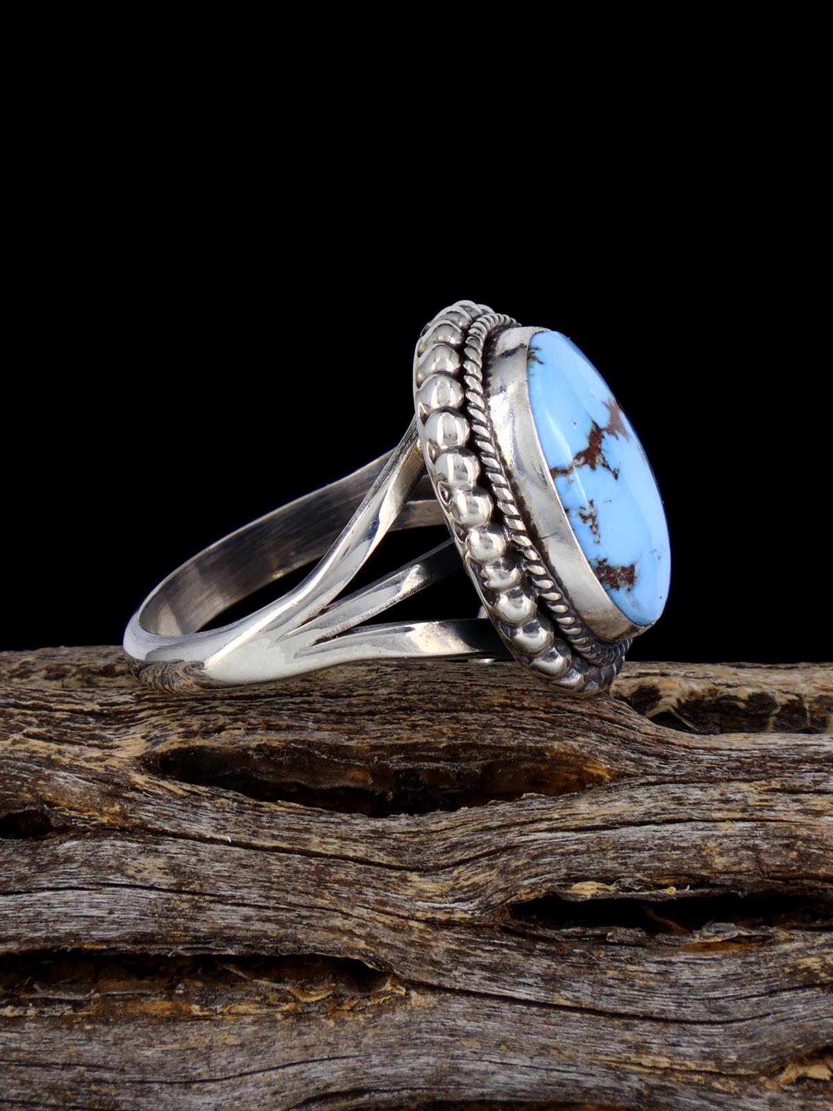 Golden Hill Turquoise Ring, Size 9