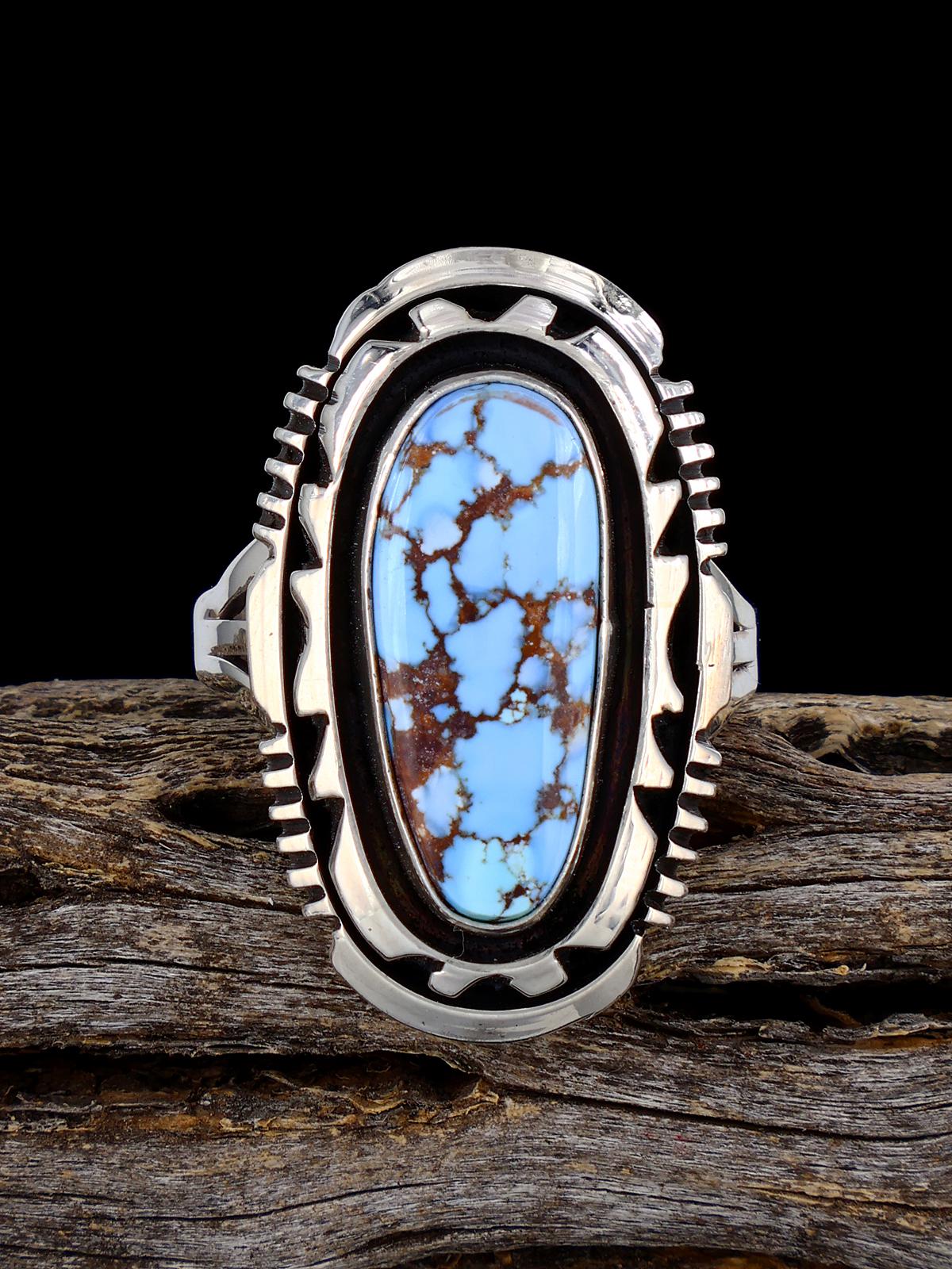 Golden Hill Turquoise Ring, Size 9 3/4
