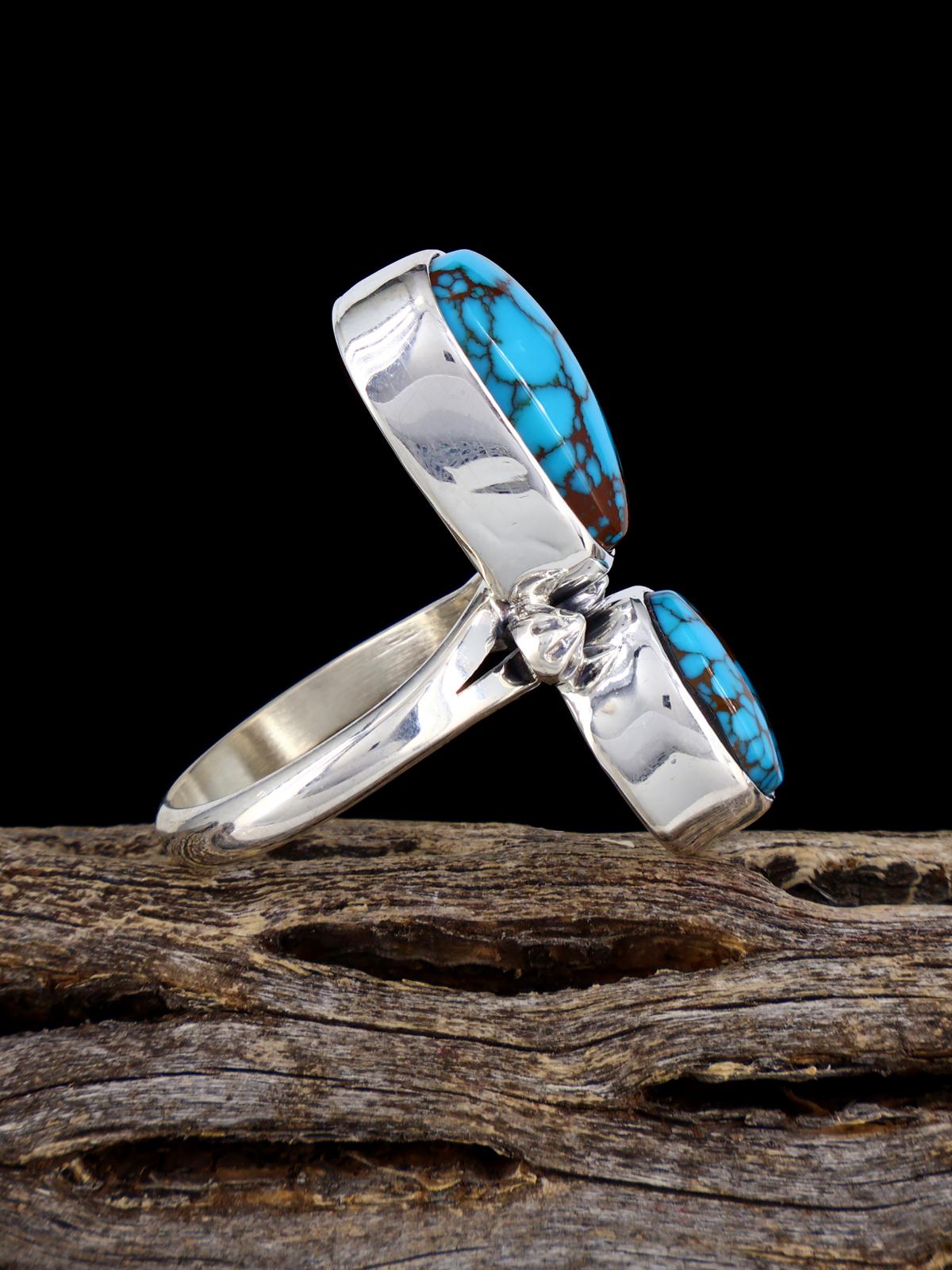 Navajo Egyptian Turquoise Ring, Size 8
