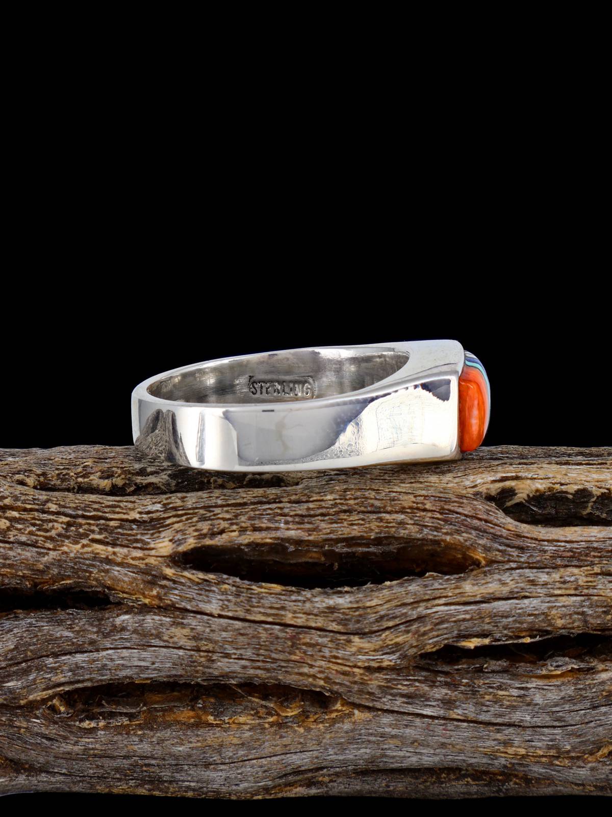 Navajo Multistone Inlay Ring Size 9 1/2