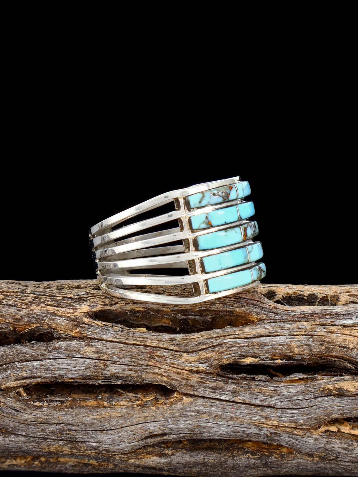 Anneau de corail méditerranéen Navajo, taille 8 1/2