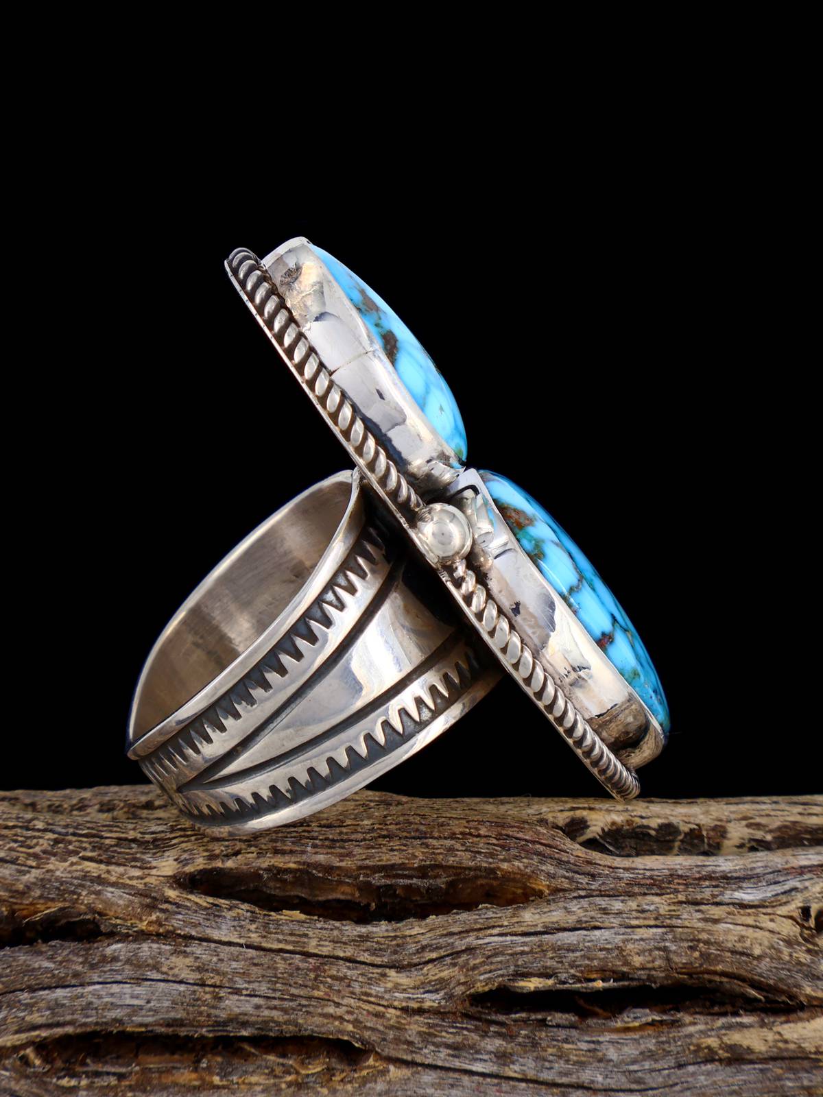 Anillo Kingman Turquesa, Talla 8