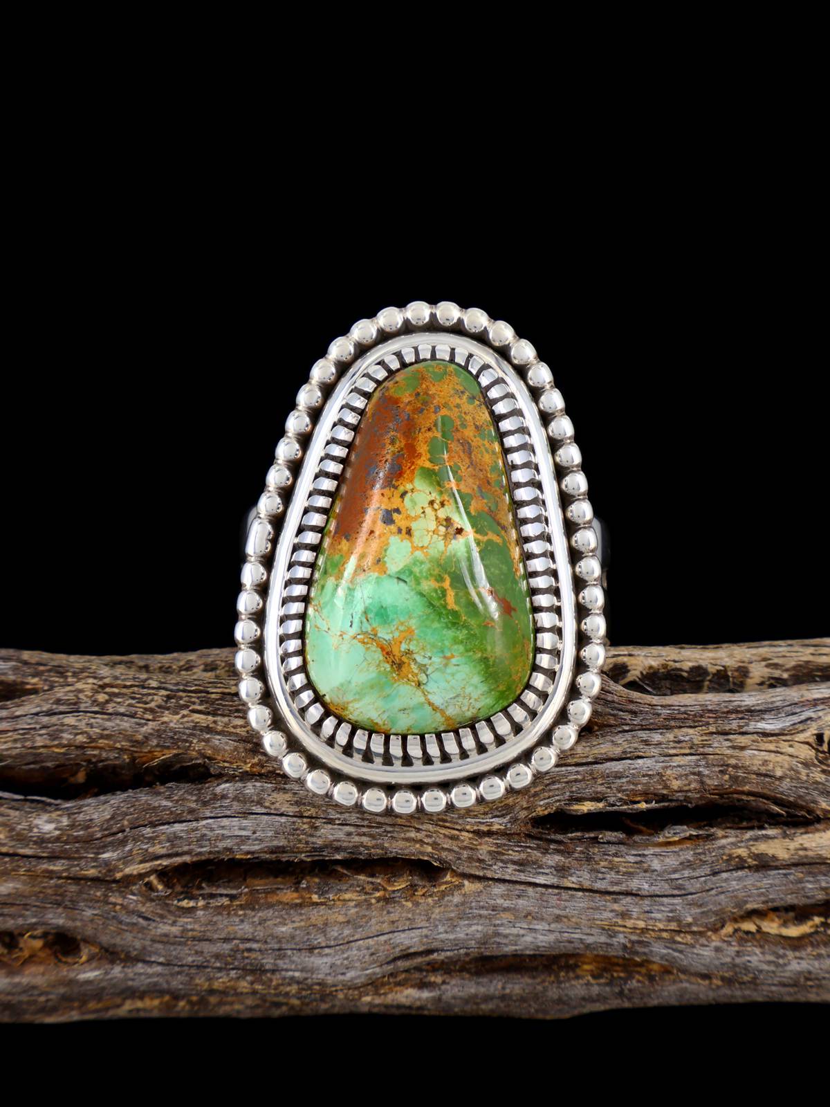 Native American Royston Turquoise Ring, Size 12 1/2 - PuebloDirect.com