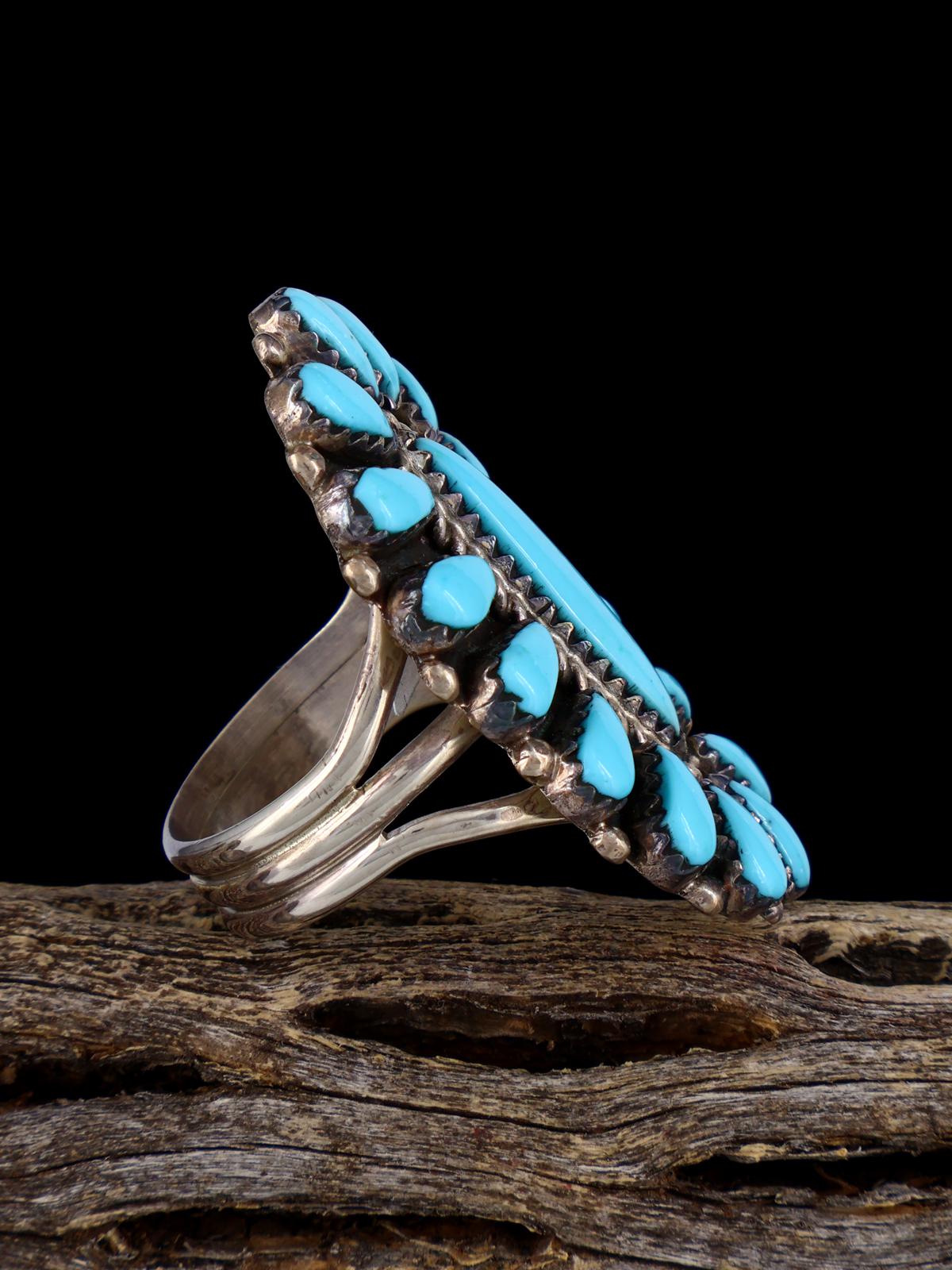 Zuni Turquoise Ring, Multiple Sizes - PuebloDirect.com