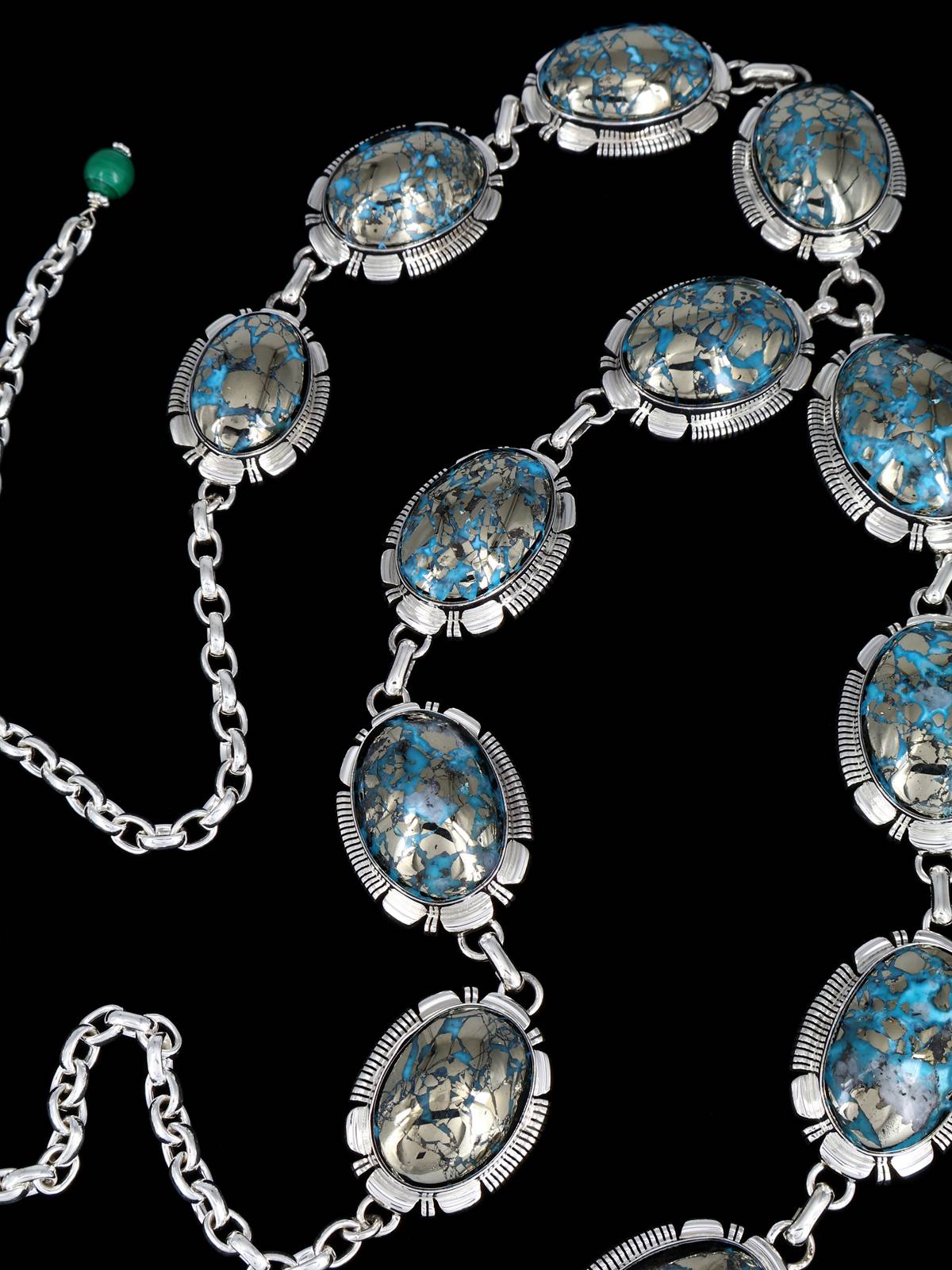 Native American Jewelry Turquoise Lariat Necklace - PuebloDirect.com