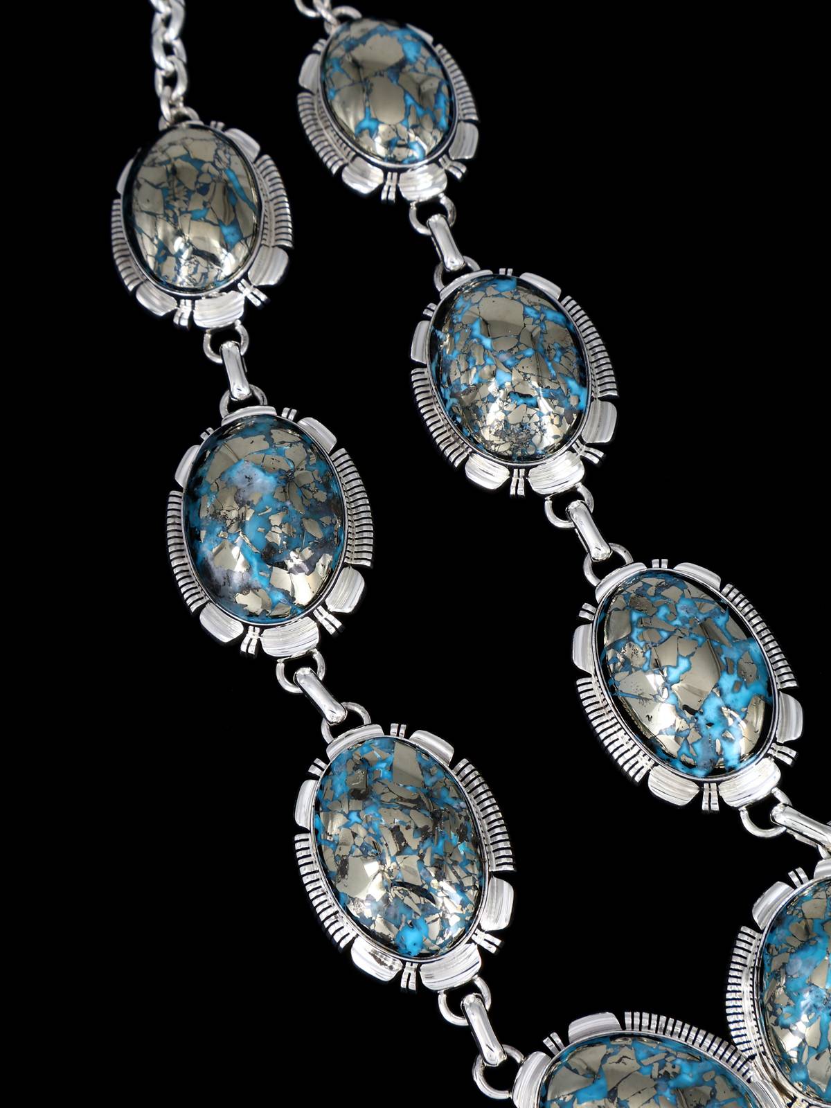 Native American Jewelry Turquoise Lariat Necklace - PuebloDirect.com