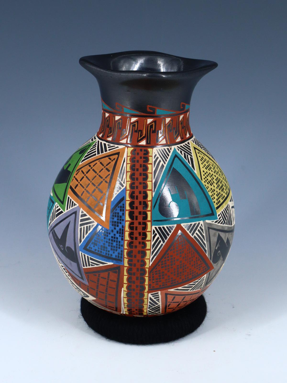 Mata Ortiz Poterie enroulée et gravée à la main