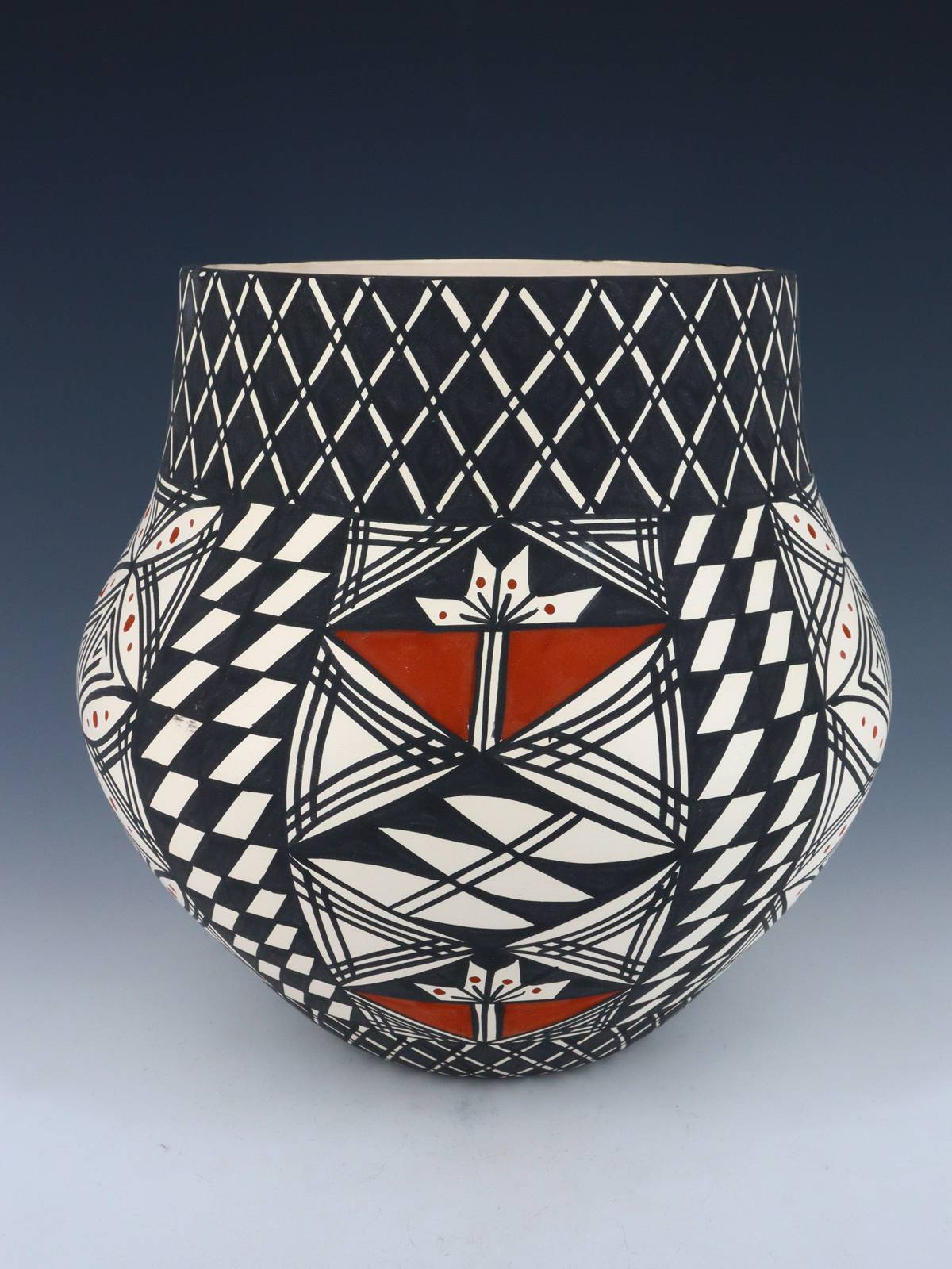 Acoma Pueblo Pottery Olla - PuebloDirect.com