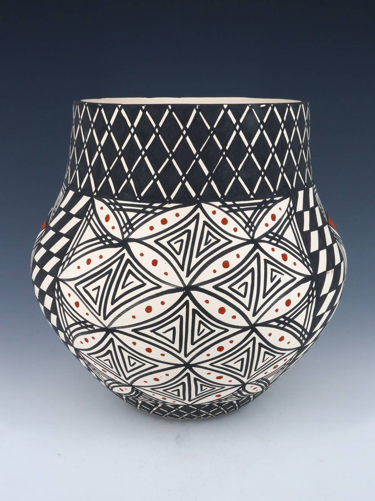 Acoma Pueblo Pottery Olla - PuebloDirect.com