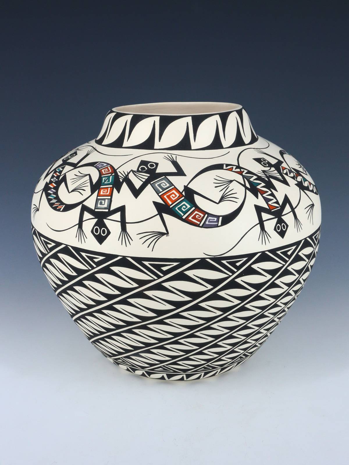 Acoma Pueblo Hand Painted Pottery - PuebloDirect.com