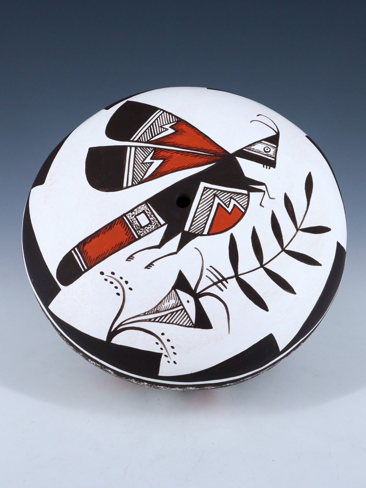 Acoma Style Hand Coiled Seed Pot - PuebloDirect.com