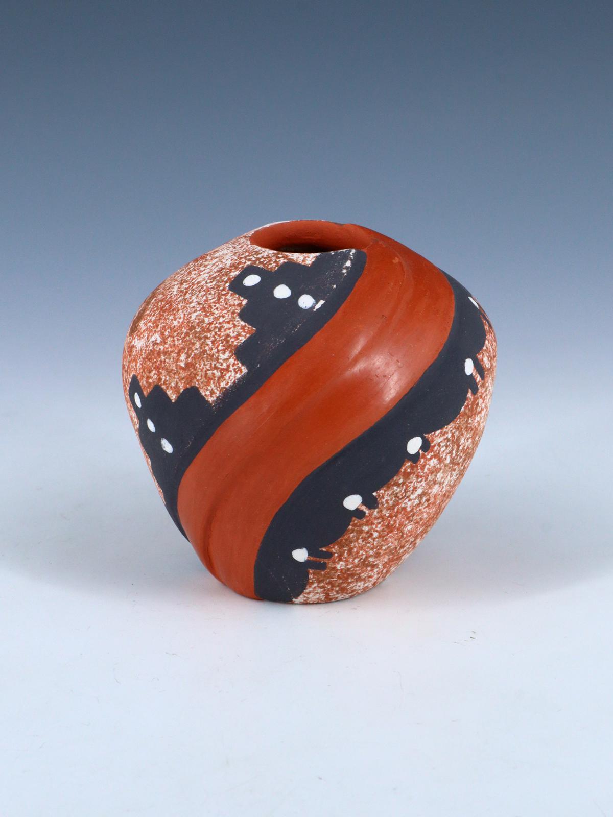 Jemez Pueblo Pottery Figurine de conteur d'arbre Koshare