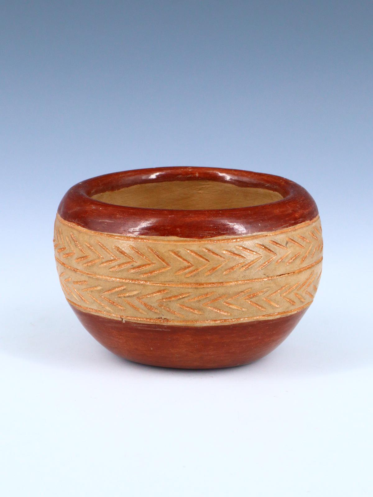 Vintage San Juan Pueblo Pottery Bowl