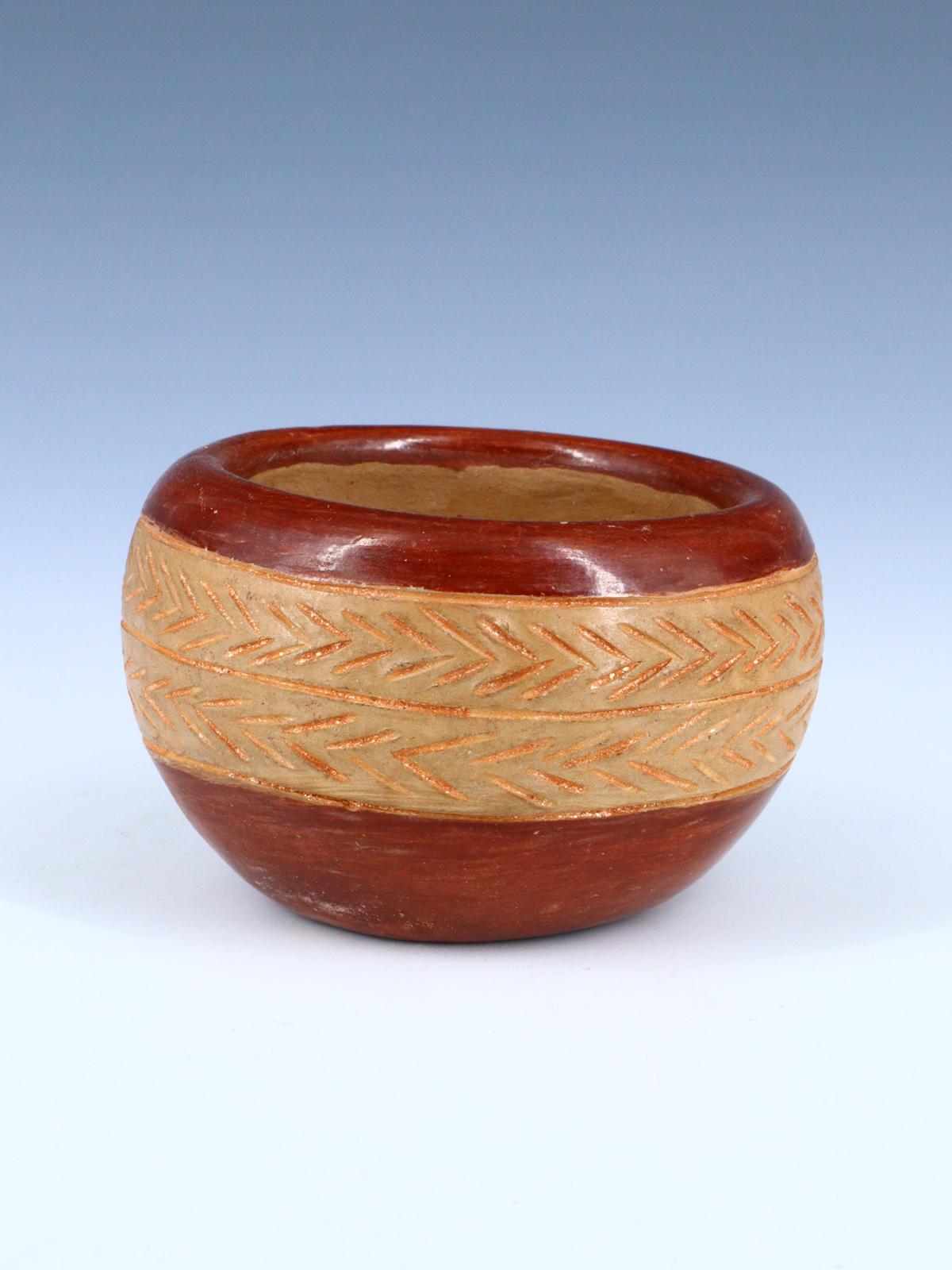 Vintage San Juan Pueblo Pottery Bowl