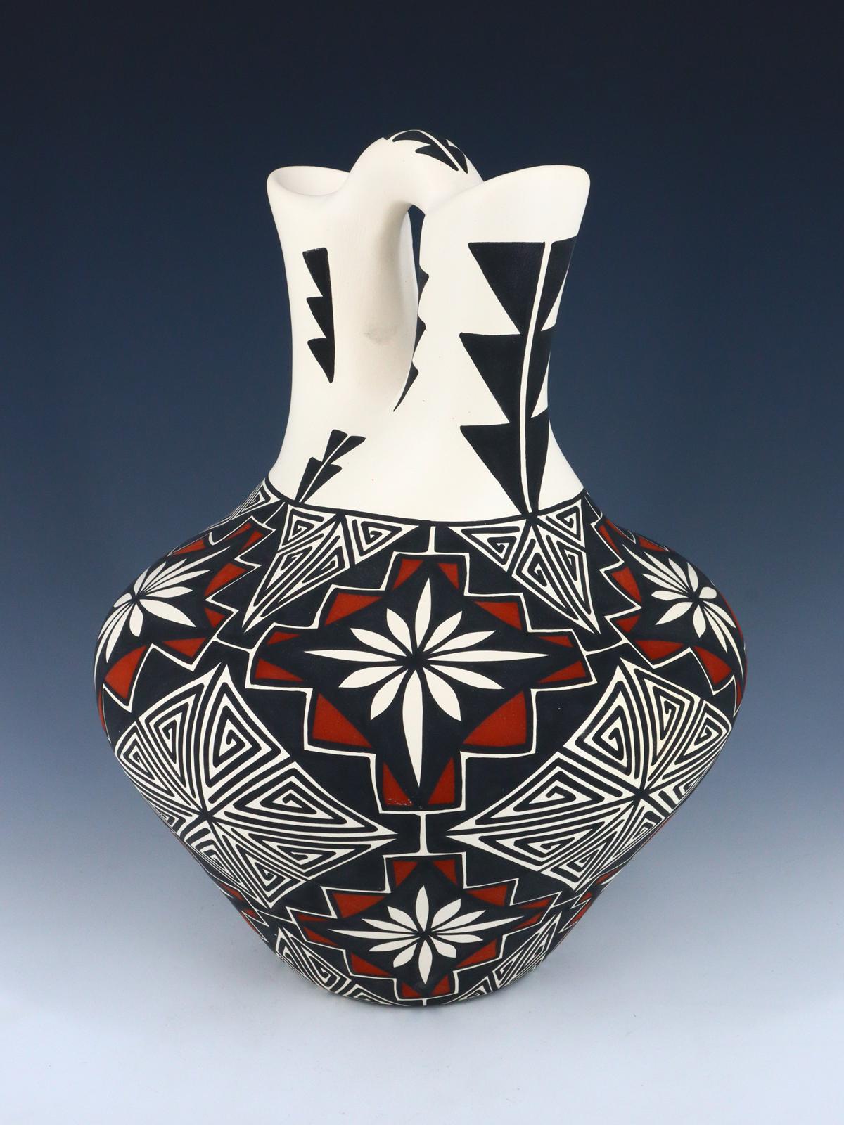 Vase en poterie peint à la main Acoma Pueblo