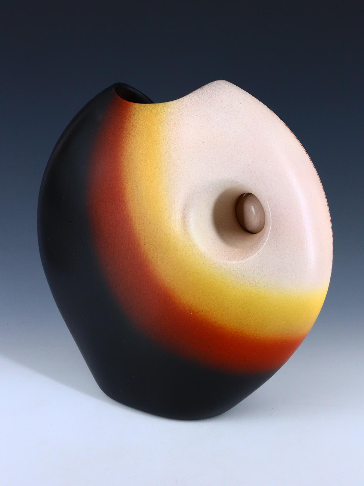 Pot d’oreiller danseur d’aigle gravé Acoma Pueblo