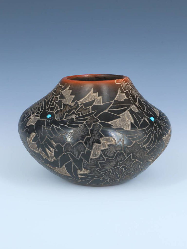 Santa Clara Hand Coiled Dual Tone Pottery - PuebloDirect.com