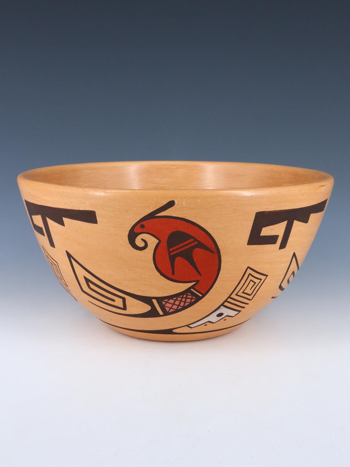 Hopi Hand Coiled Pottery Bowl - PuebloDirect.com