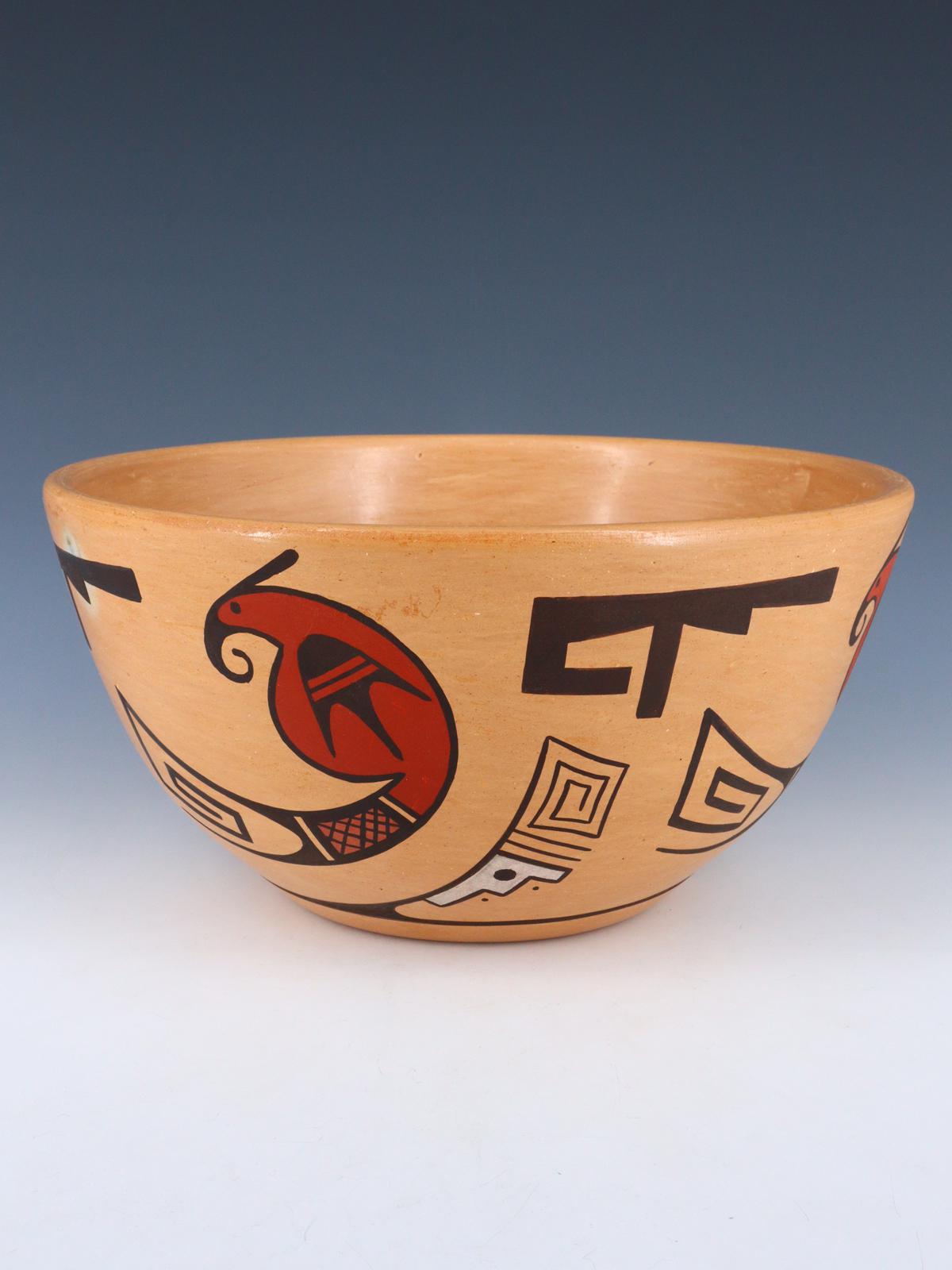 Hopi Hand Coiled Pottery Bowl - PuebloDirect.com