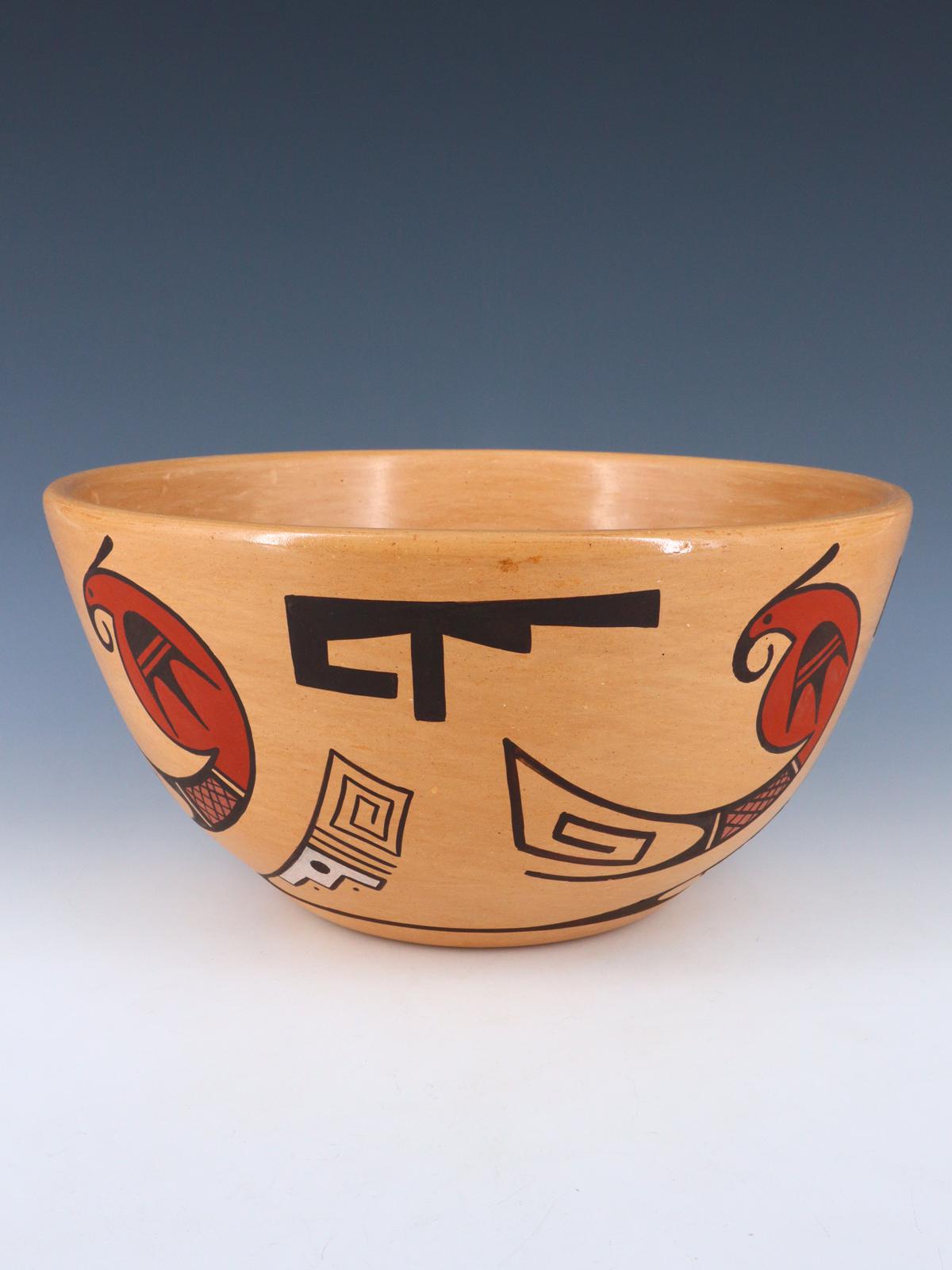 Hopi Hand Coiled Pottery Bowl - PuebloDirect.com
