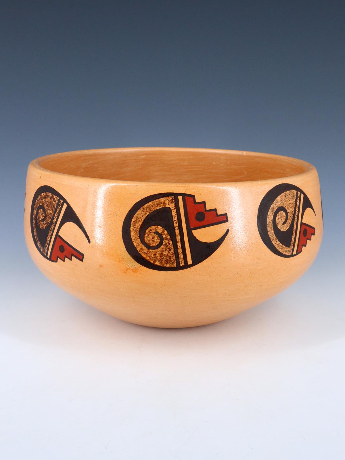 Hopi Hand Coiled Pottery Bowl - PuebloDirect.com