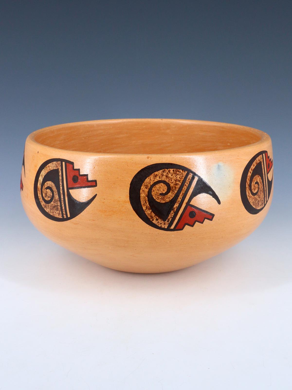 Hopi Hand Coiled Pottery Bowl - PuebloDirect.com