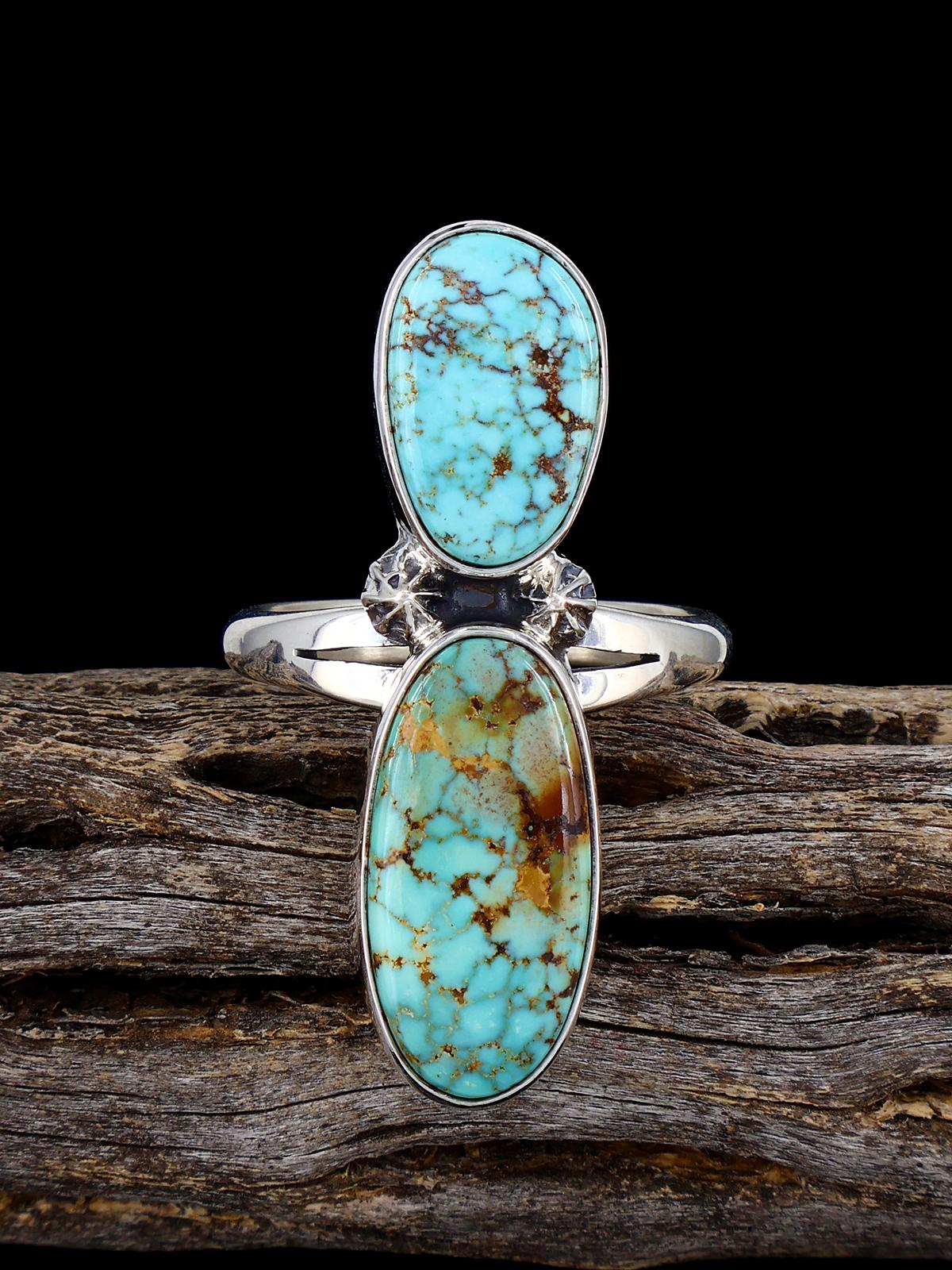 Anneau de corail méditerranéen Navajo, taille 8 1/2