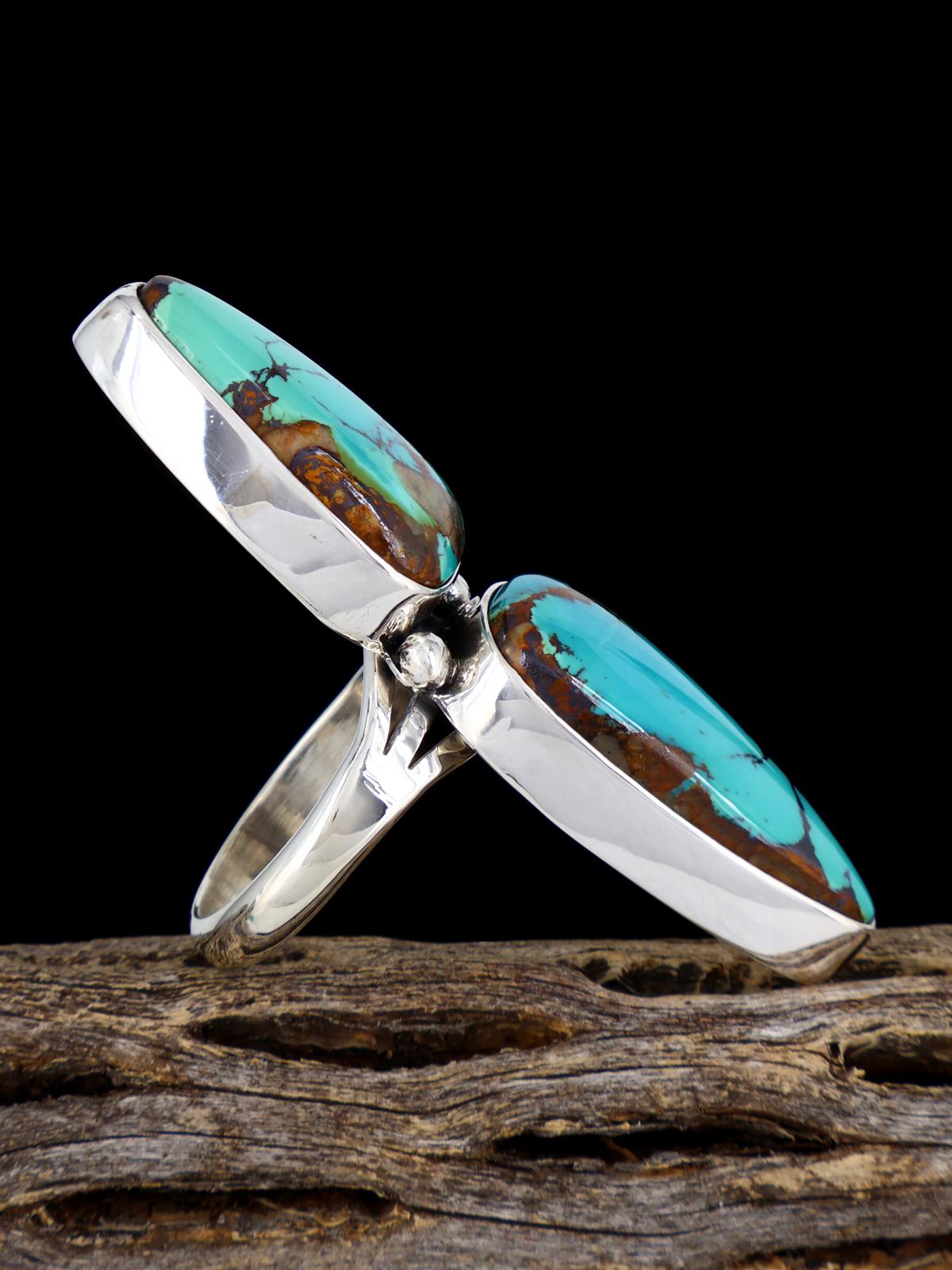 Native American Royston Turquoise Ring, Size 10 - PuebloDirect.com