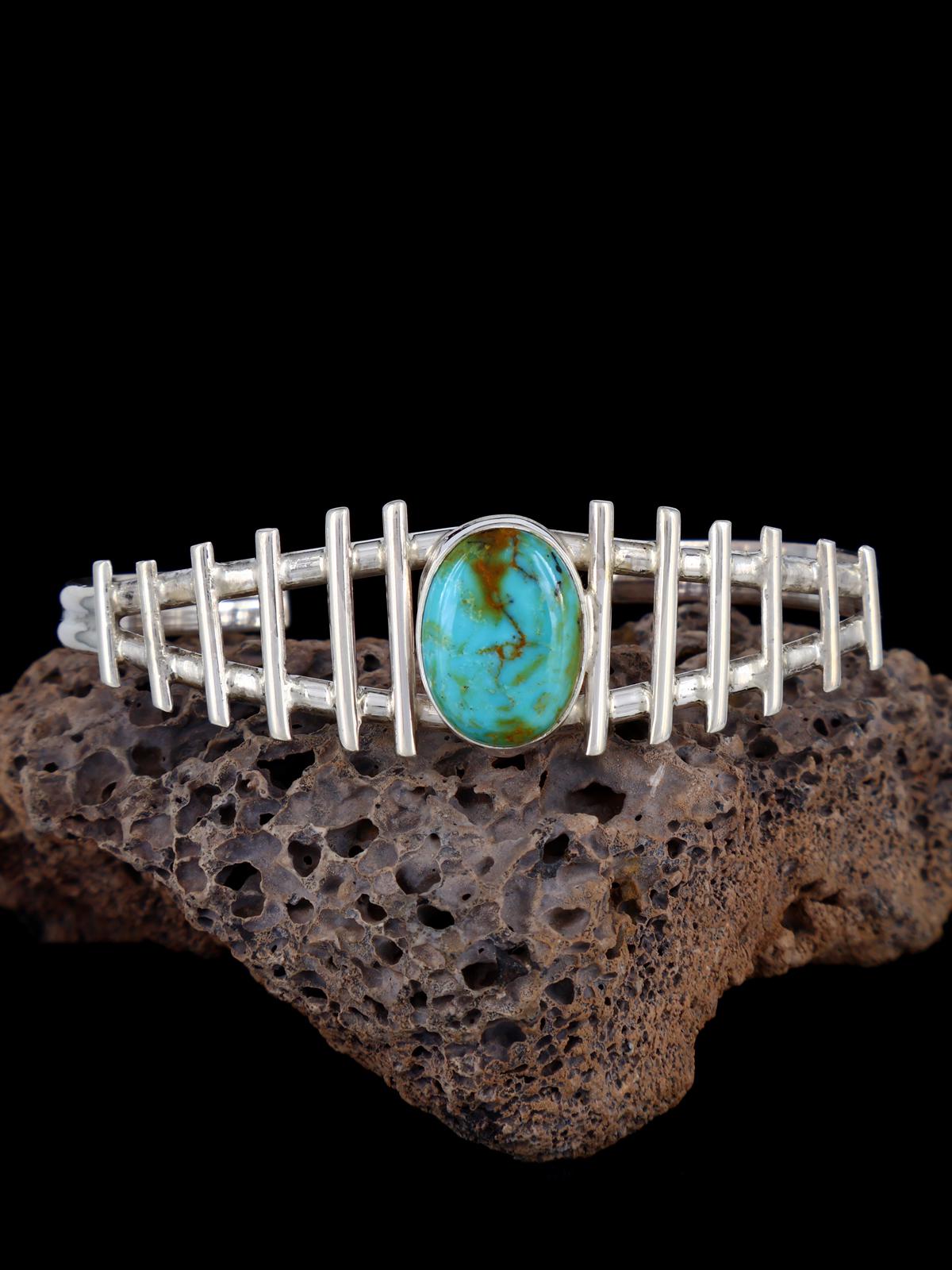 Native American Jewelry Turquoise Cuff Bracelet - PuebloDirect.com
