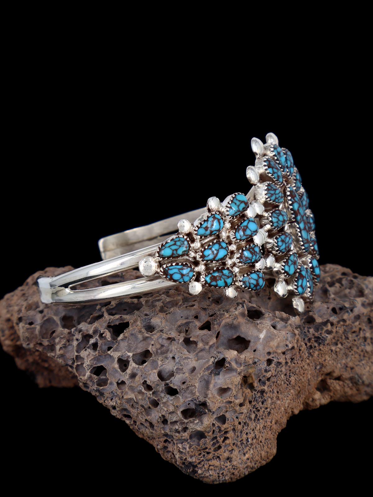 Native American Zuni Gibbsite Cluster Bracelet - PuebloDirect.com