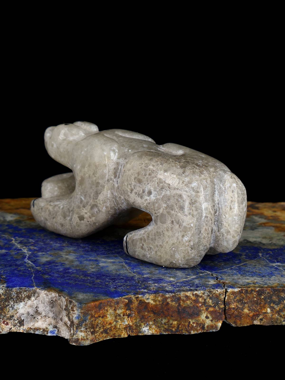 Marble Bear Zuni Fetish - PuebloDirect.com