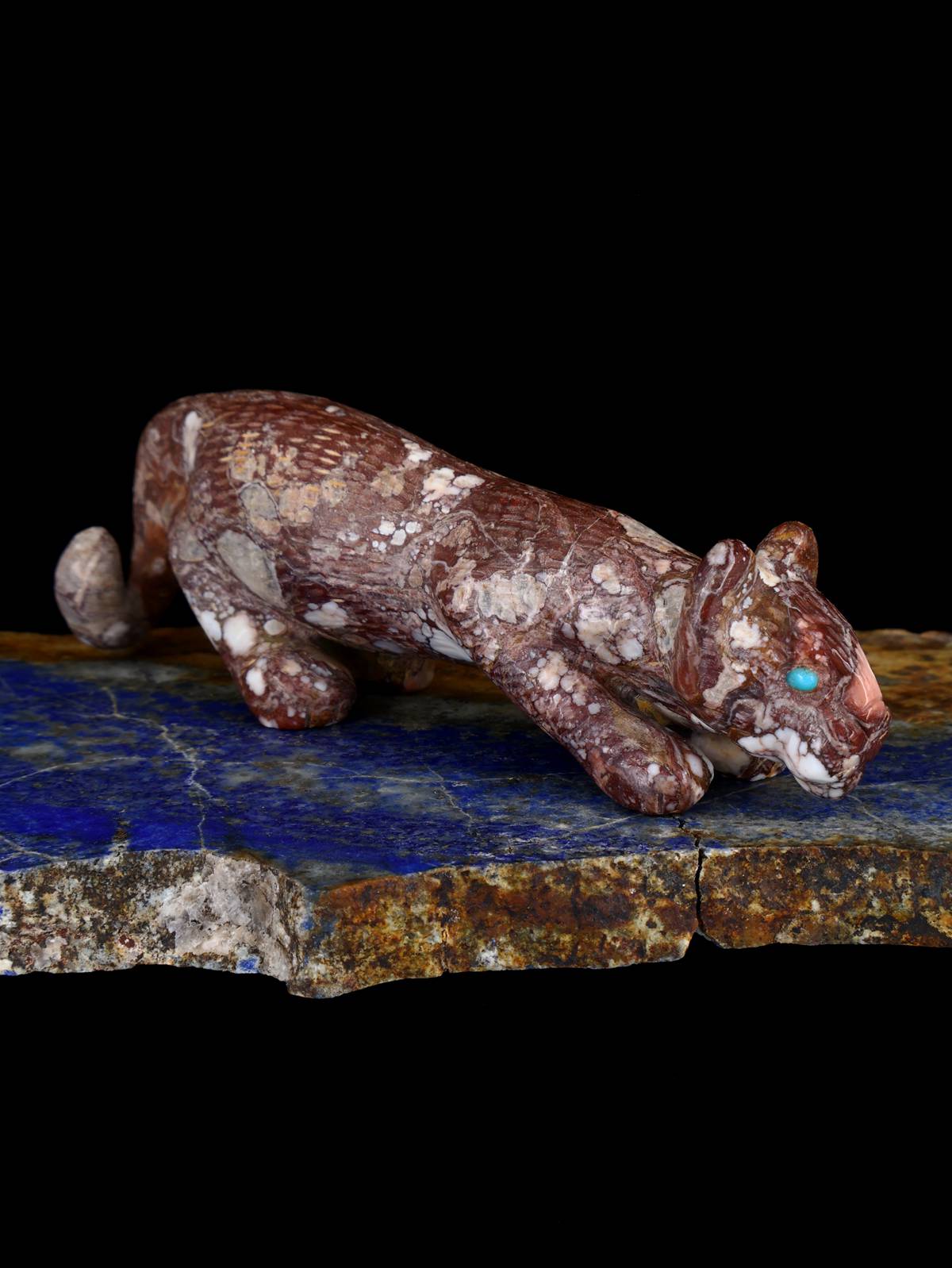 Wild Horse Mountain Lion Zuni Fetish - PuebloDirect.com