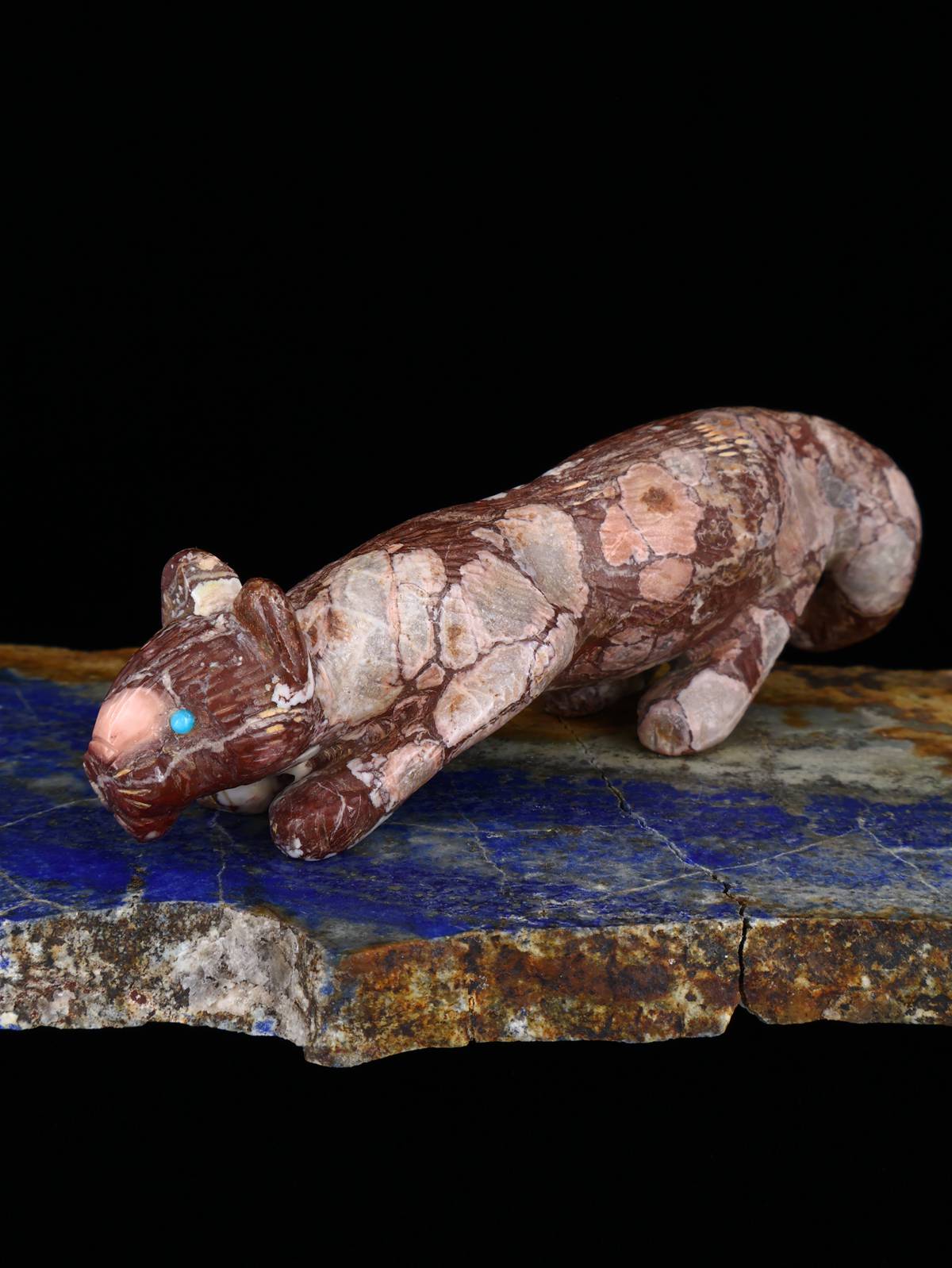 Wild Horse Mountain Lion Zuni Fetish - PuebloDirect.com