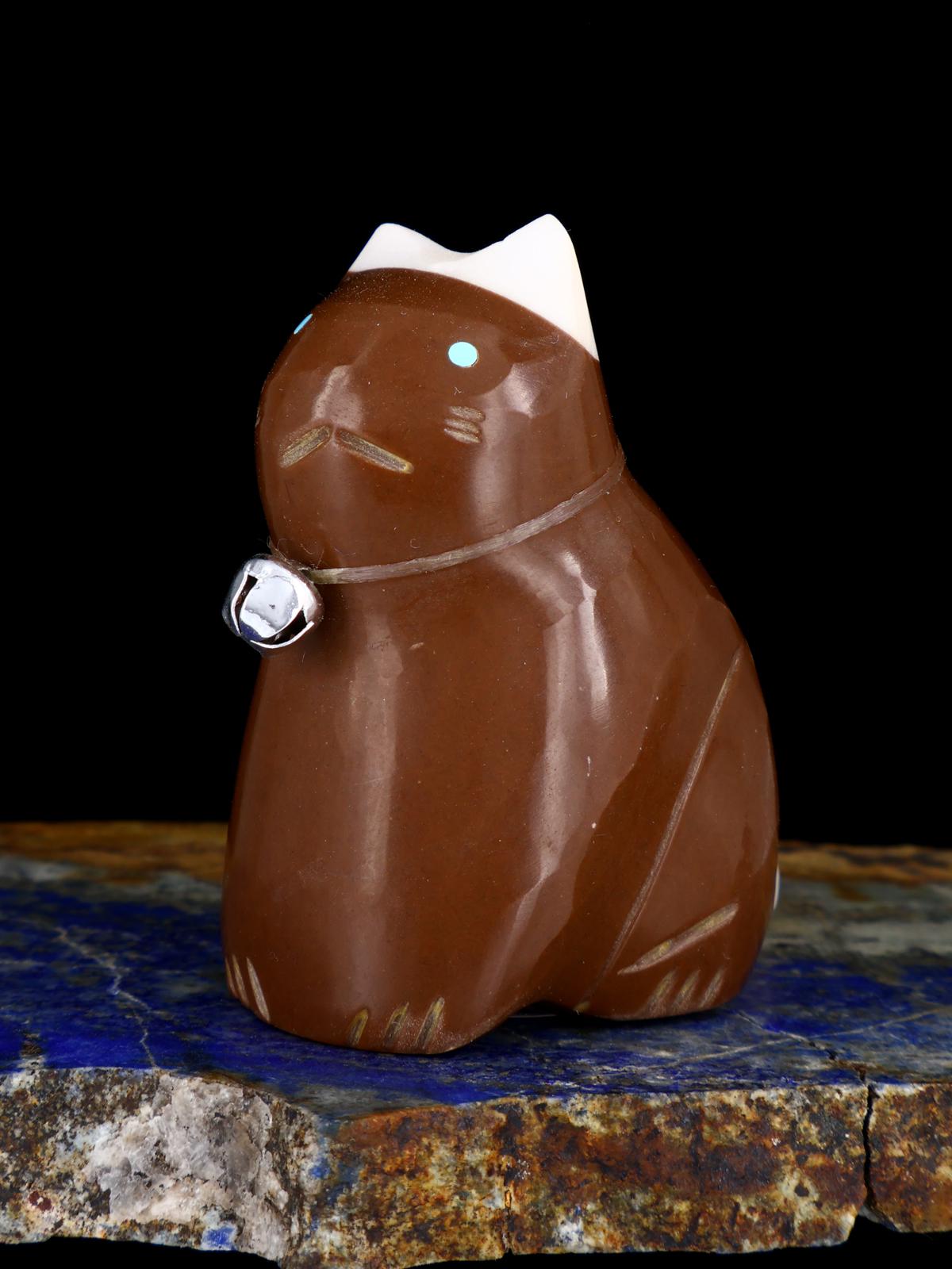 Resin Cat Zuni Fetish - PuebloDirect.com