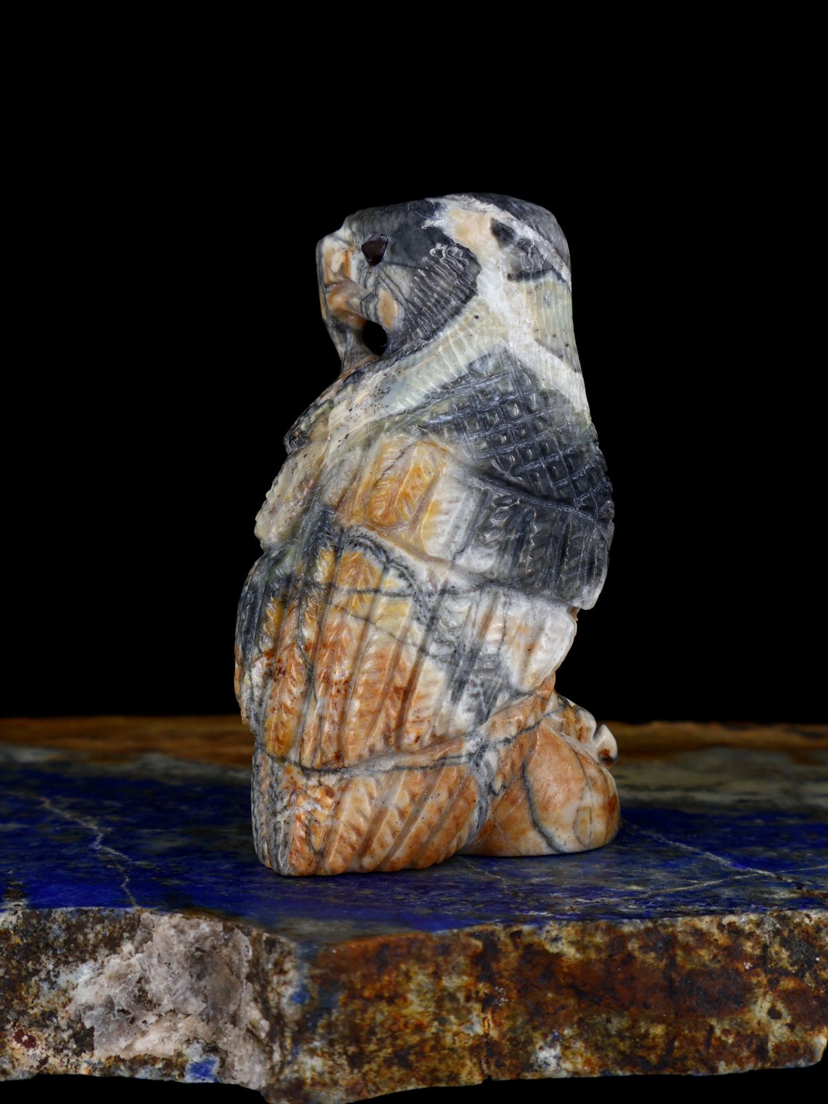 Picasso Marble Eagle Zuni Fetish - PuebloDirect.com