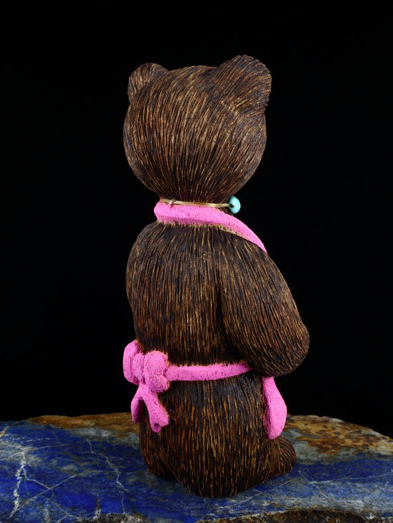 Wooden Bear Zuni Fetish - PuebloDirect.com