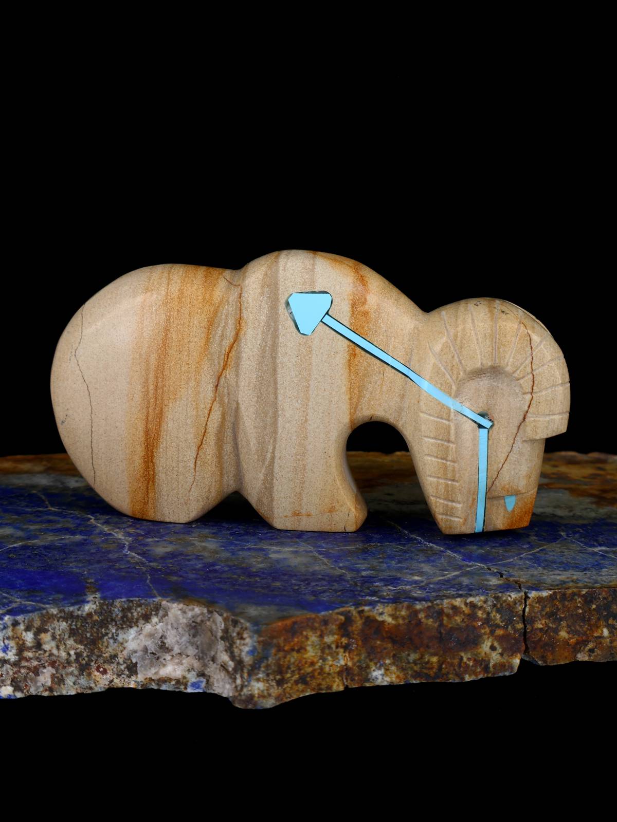 Picture Jasper Ram Zuni Fetish - PuebloDirect.com